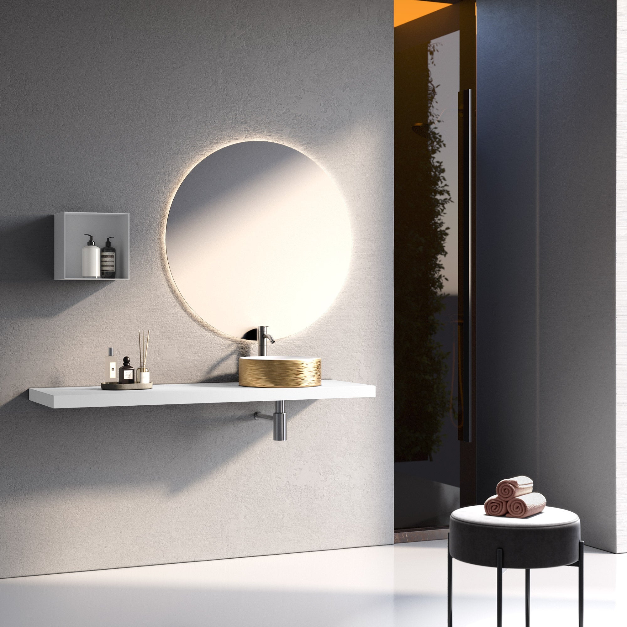 Composizione CUPIDO-63 bianco/oro