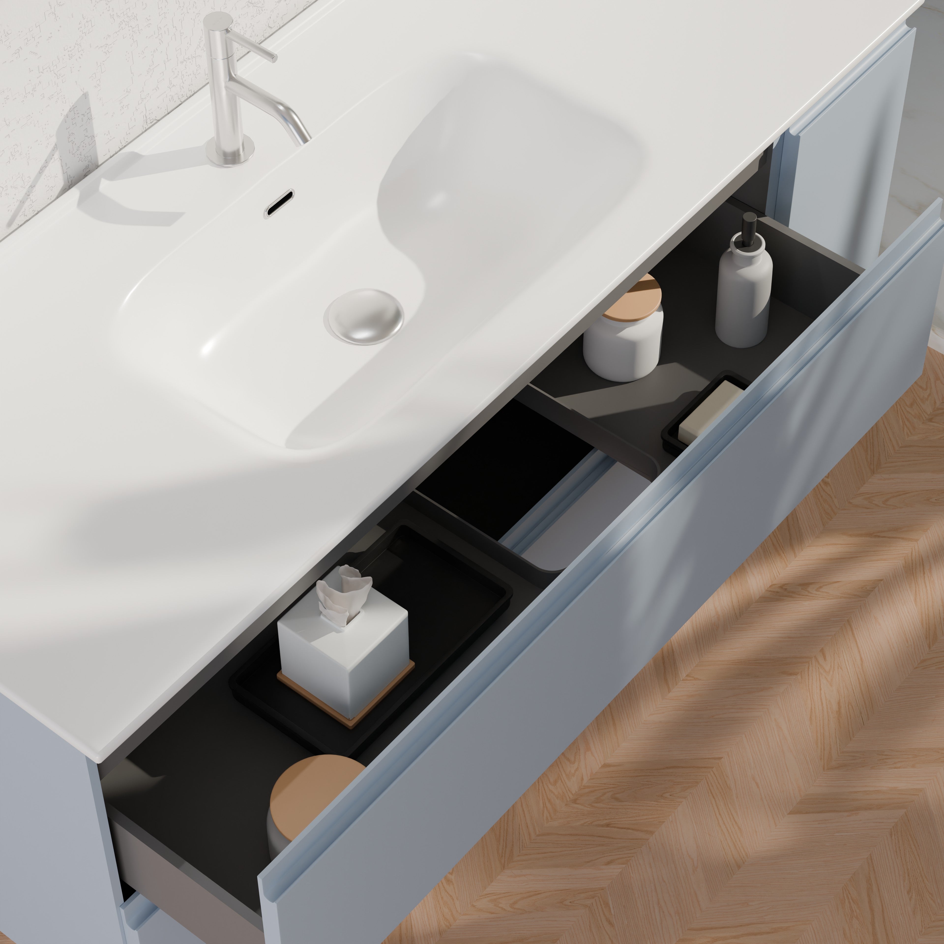 Composizione GALILEO-70 azzurro tiffany