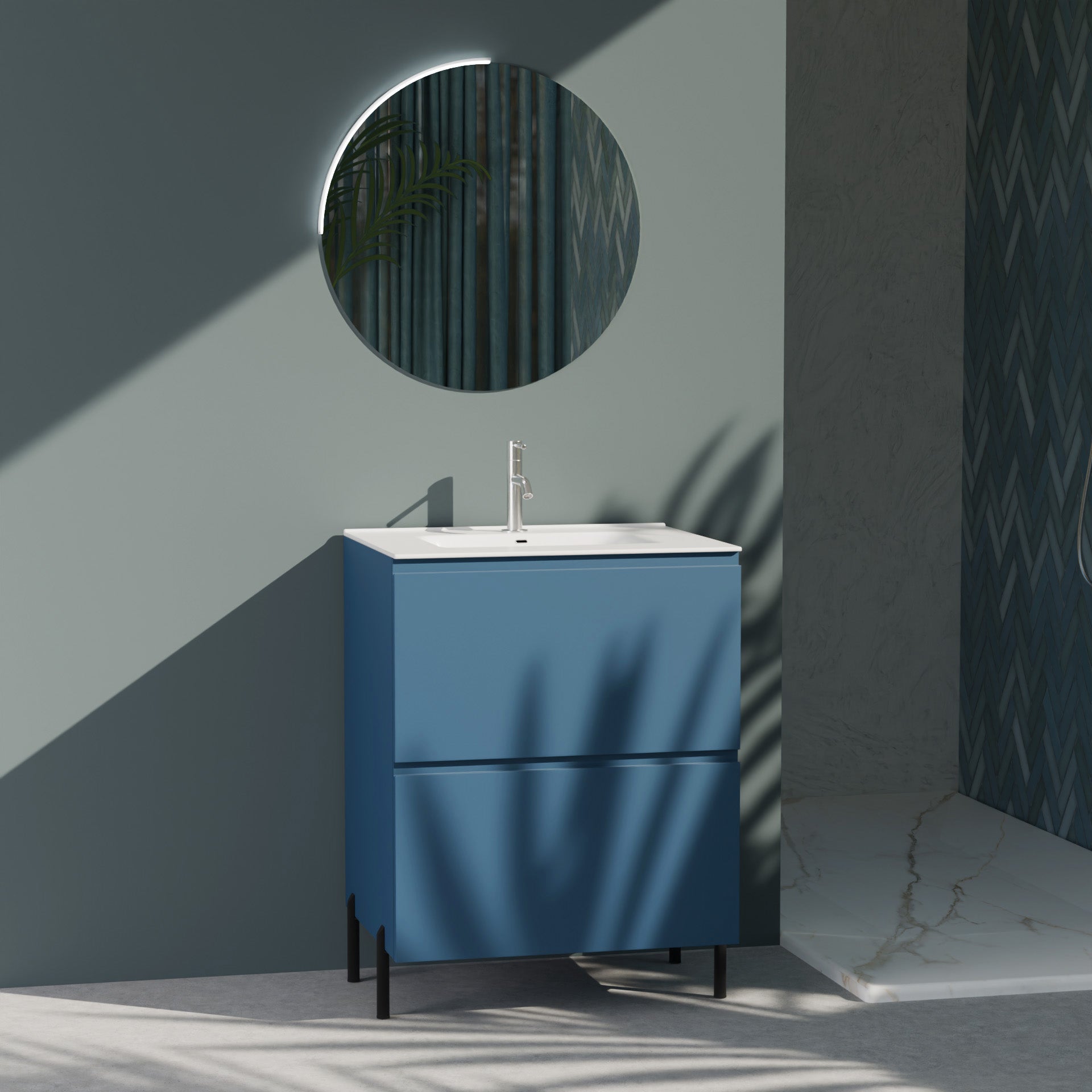 Composizione a terra GALILEO-72 blu