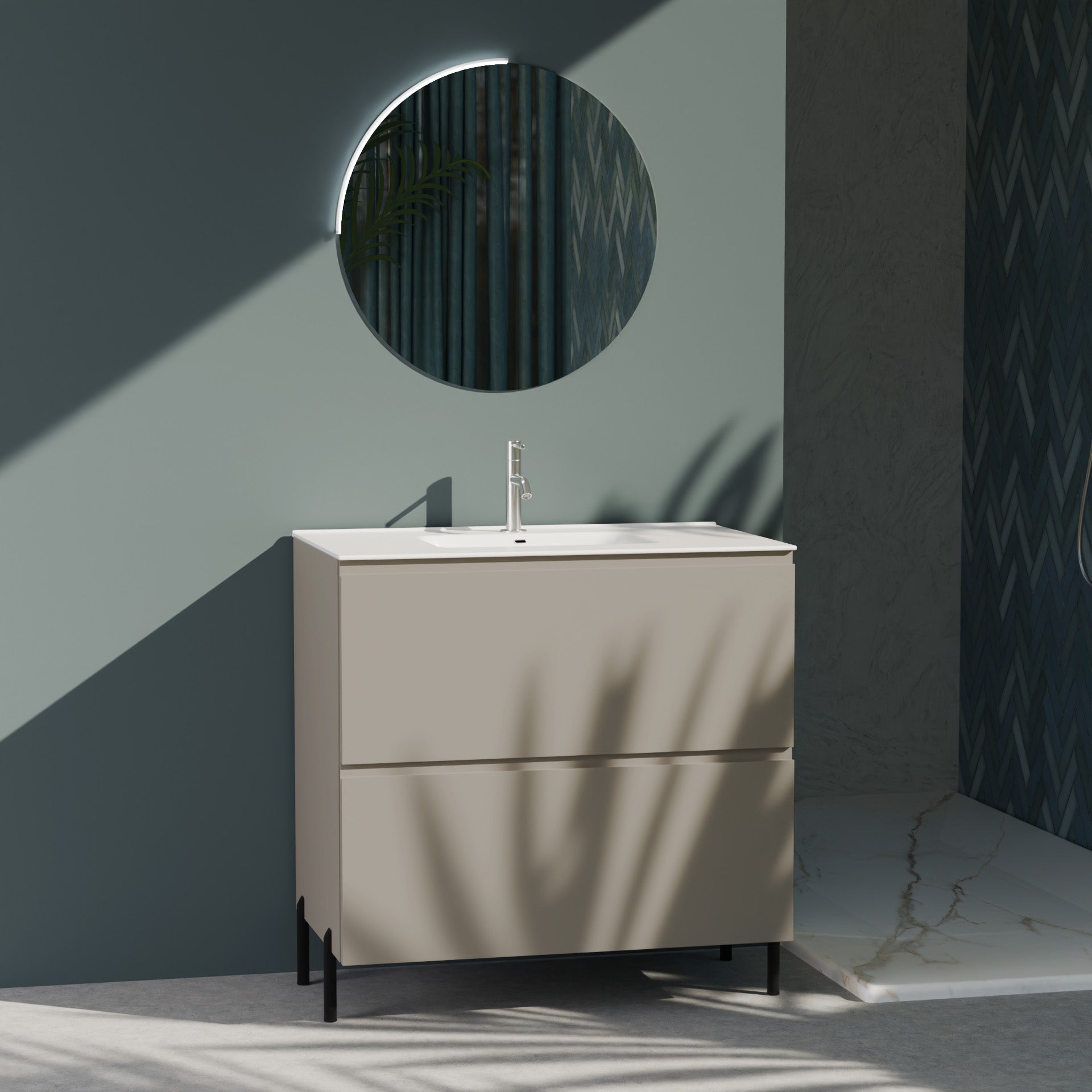 Composizione a terra GALILEO-73 tortora