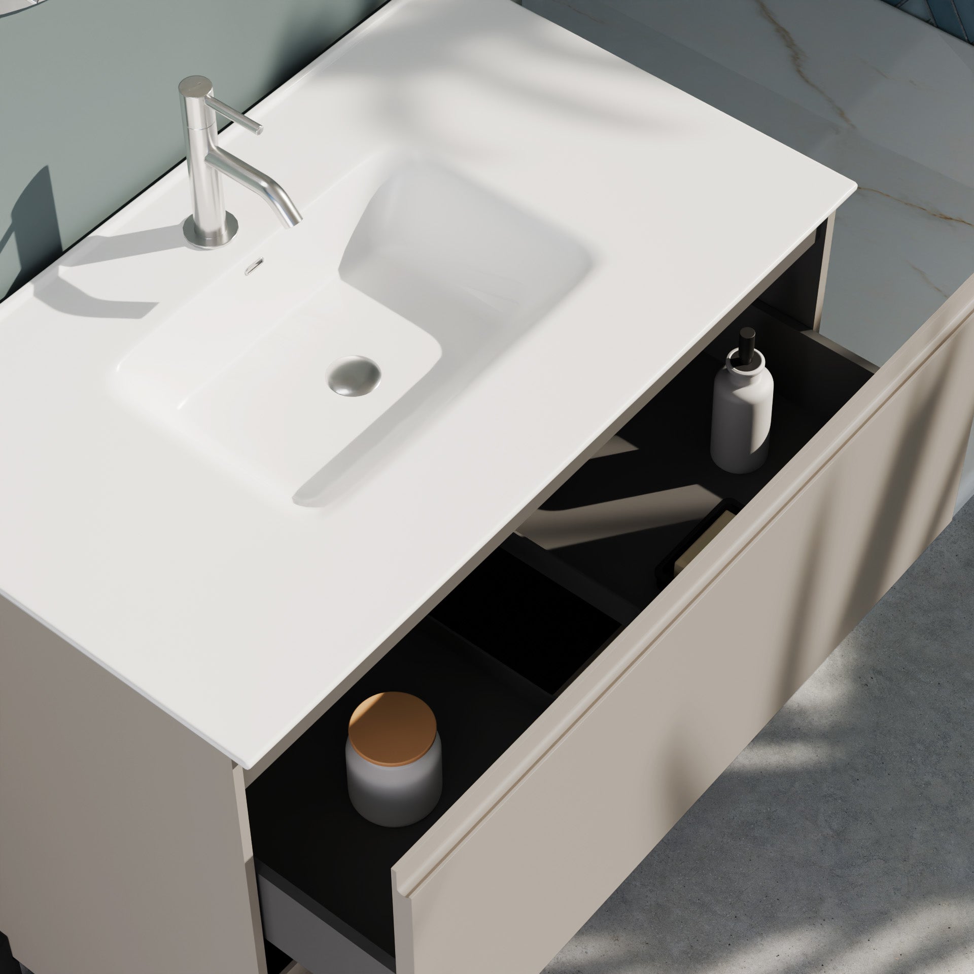 Composizione a terra GALILEO-73 tortora