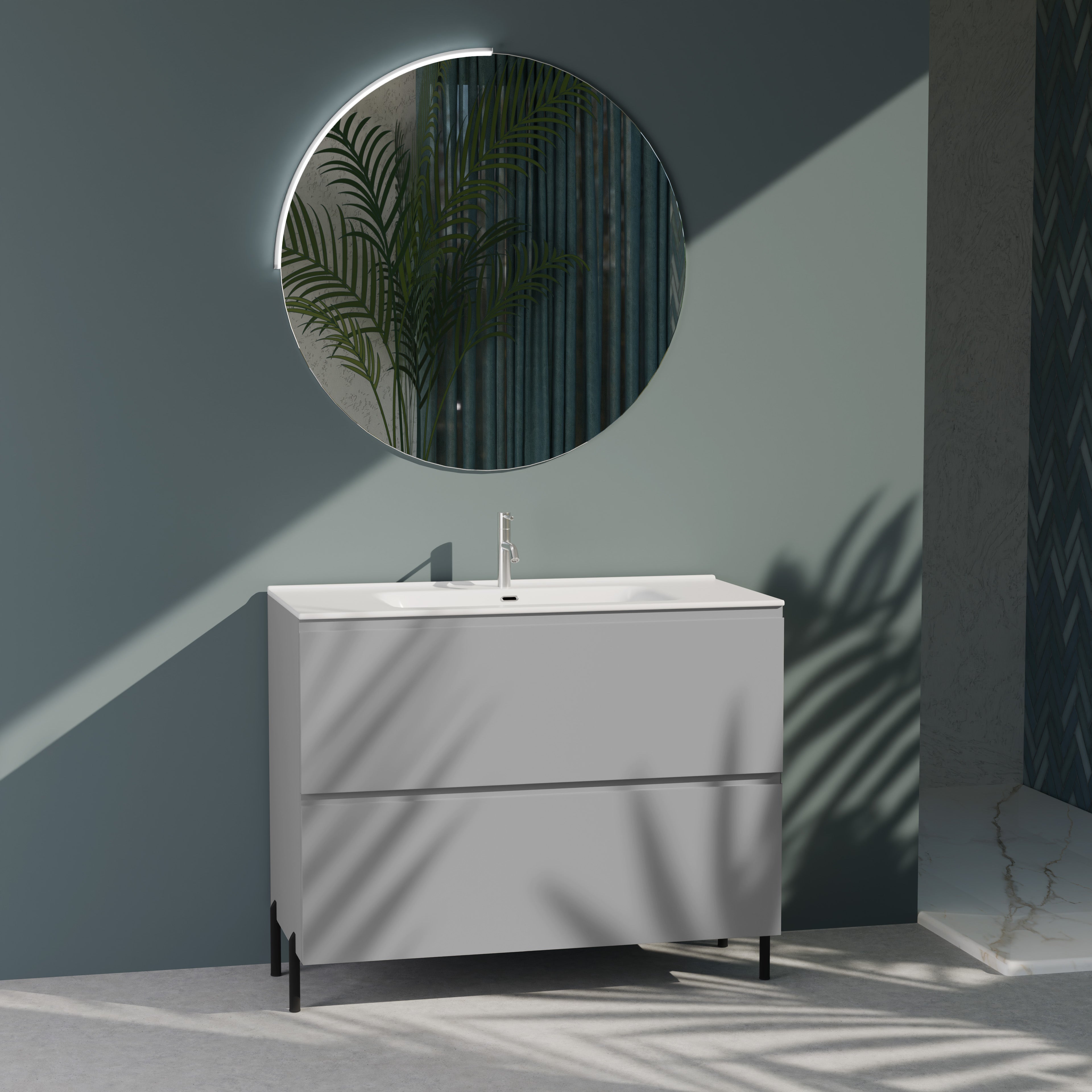 Composizione a terra GALILEO-74 grigio opaco