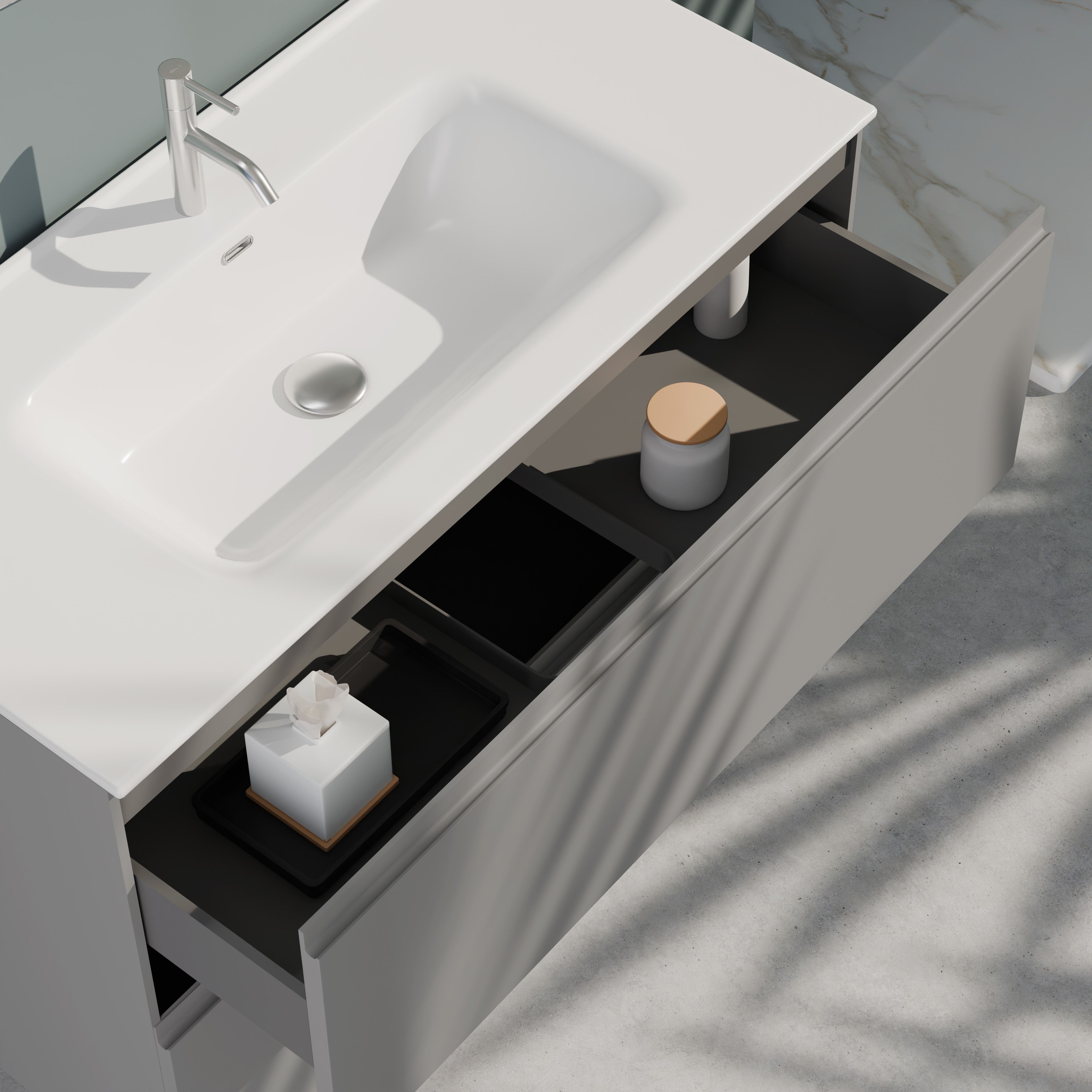 Composizione a terra GALILEO-74 grigio opaco