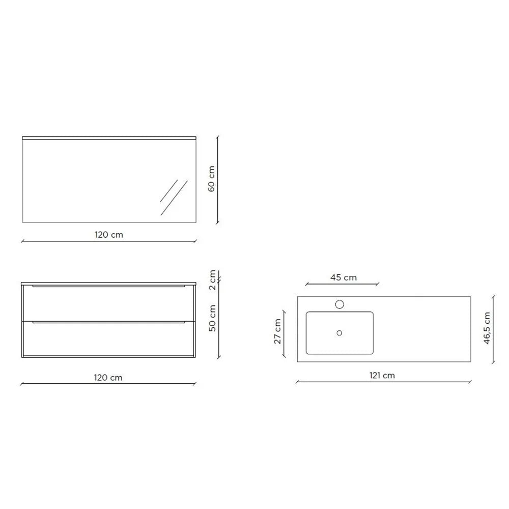 Composizione vasca SX MALMO-42