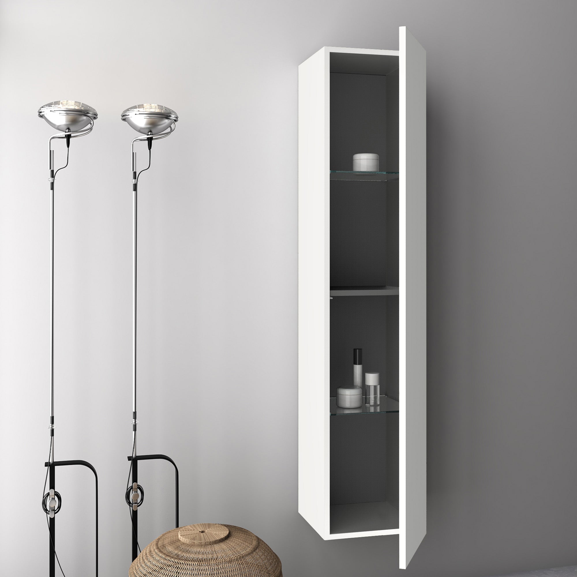 Colonna MALMO bianco opaco