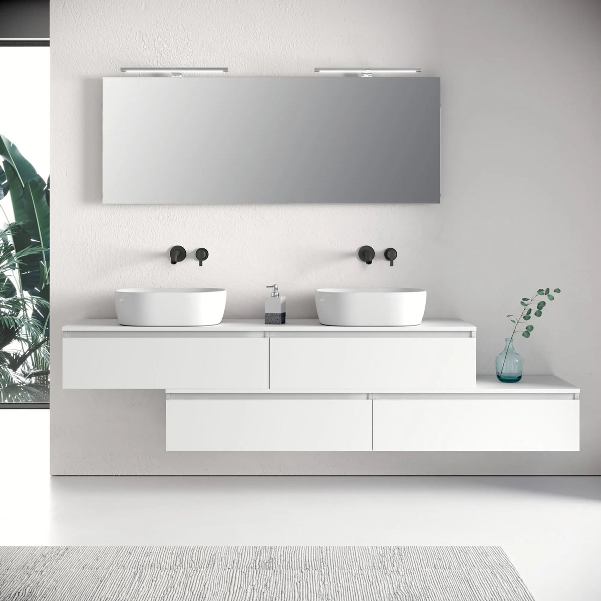 Composizione doppio lavabo YOKA-29
