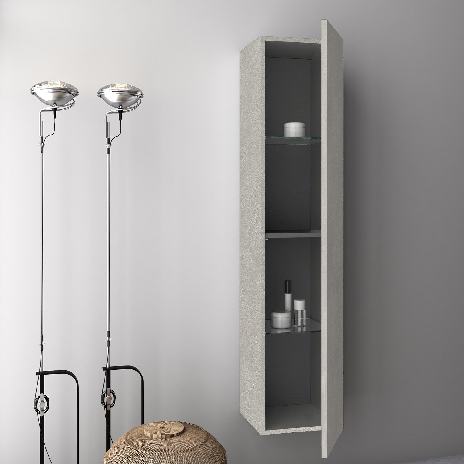Colonna YOKA bianco pietra