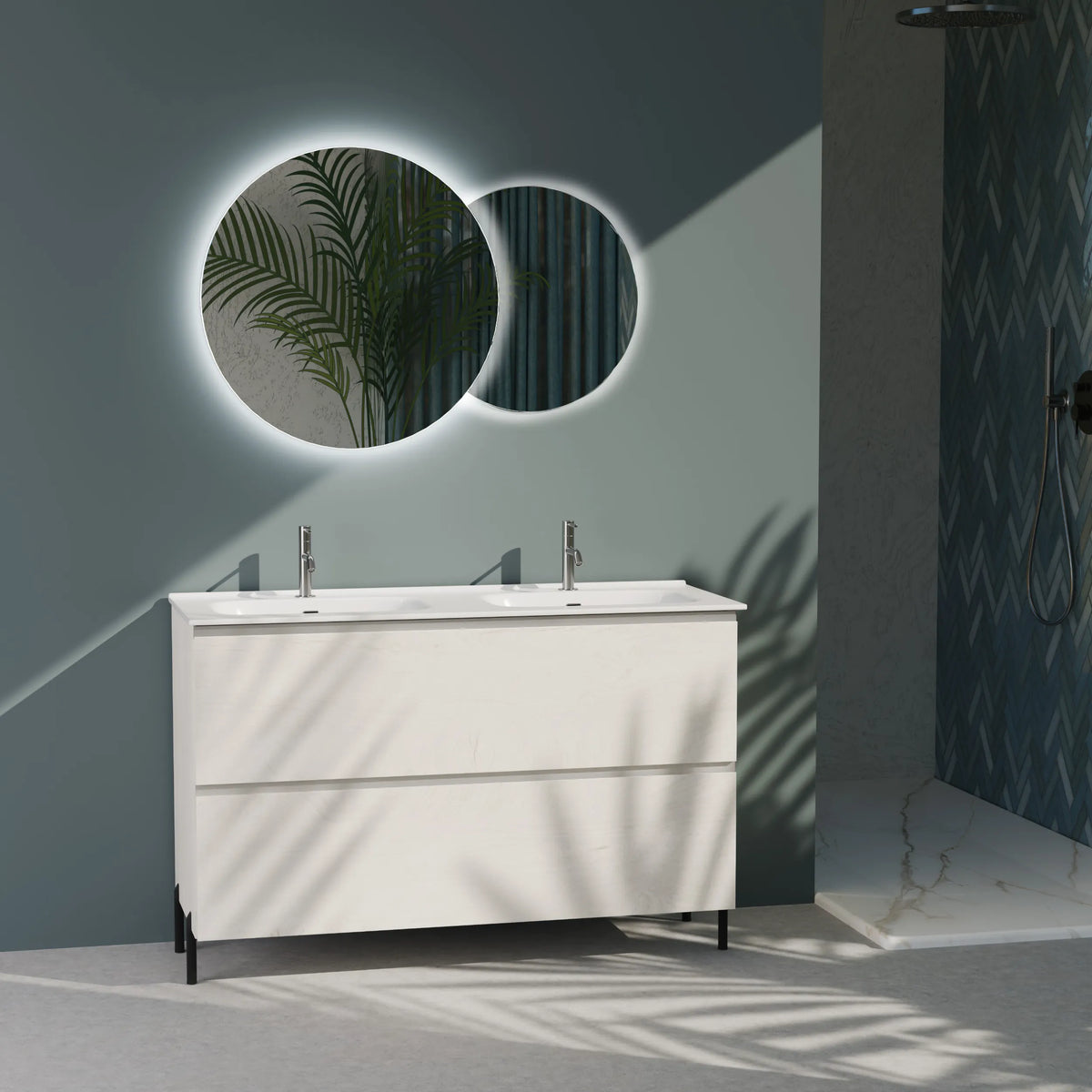 Lavabo da incasso 2 vasche GRUE
