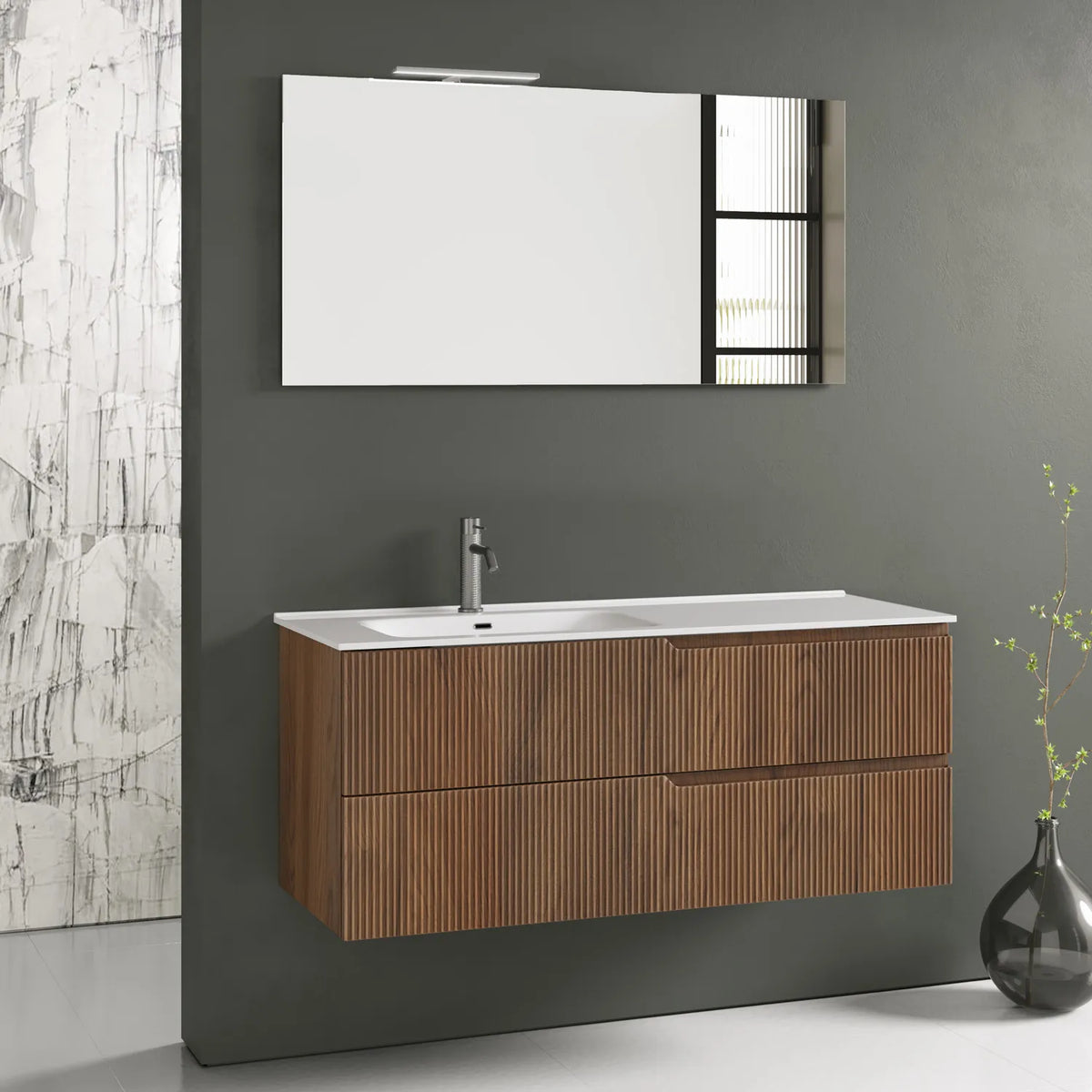 Lavabo da incasso vasca sinistra PICASSO-SX