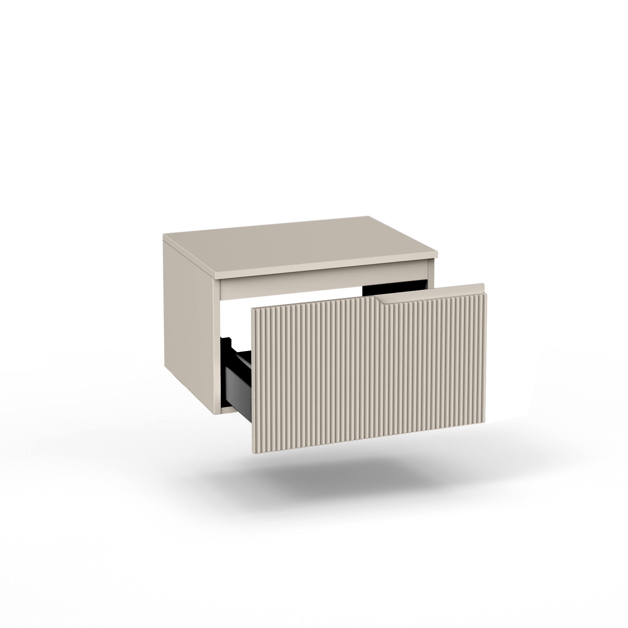 Base con top 1 cestone ZIP tortora