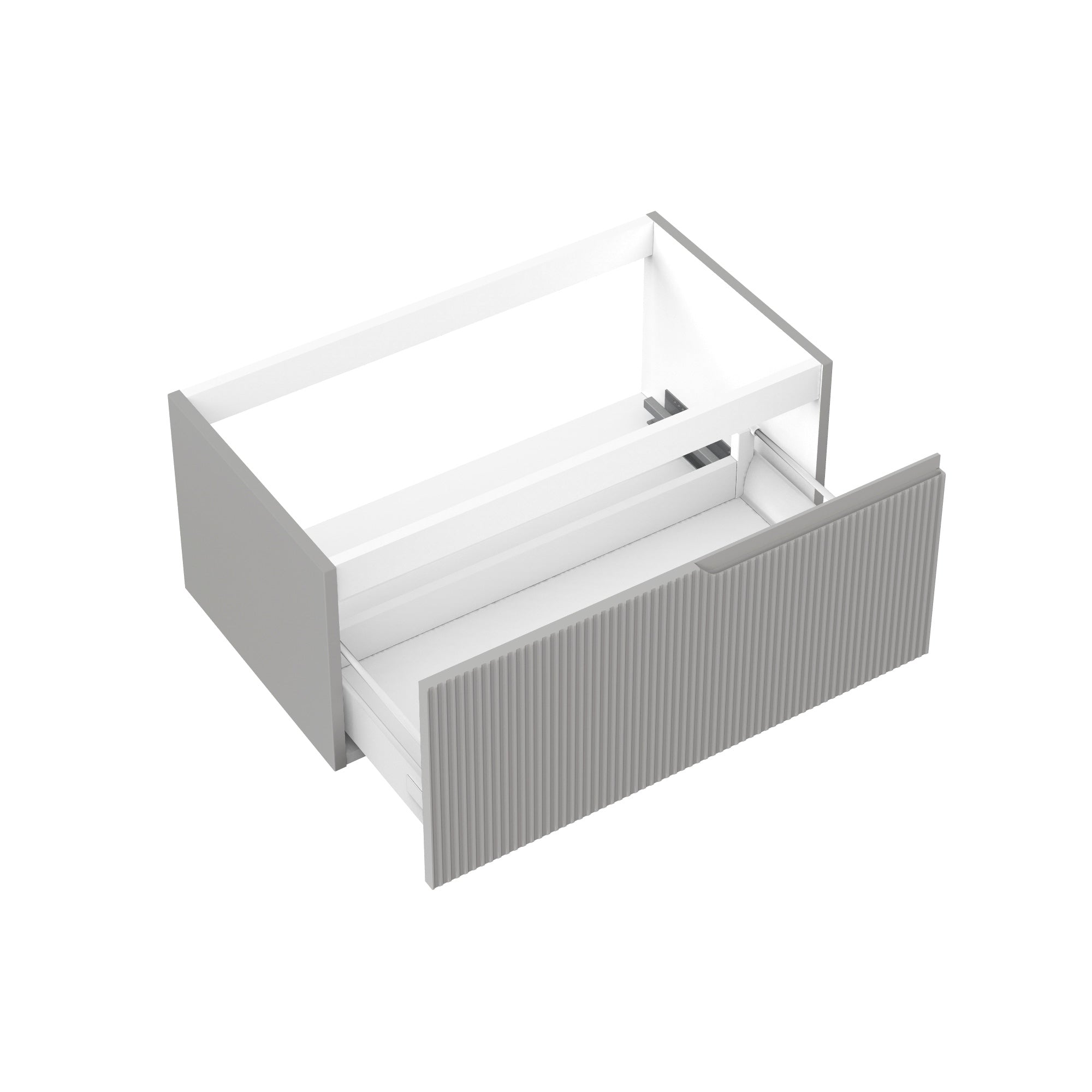 Base portalavabo 1 cestone ZIP grigio opaco - 2