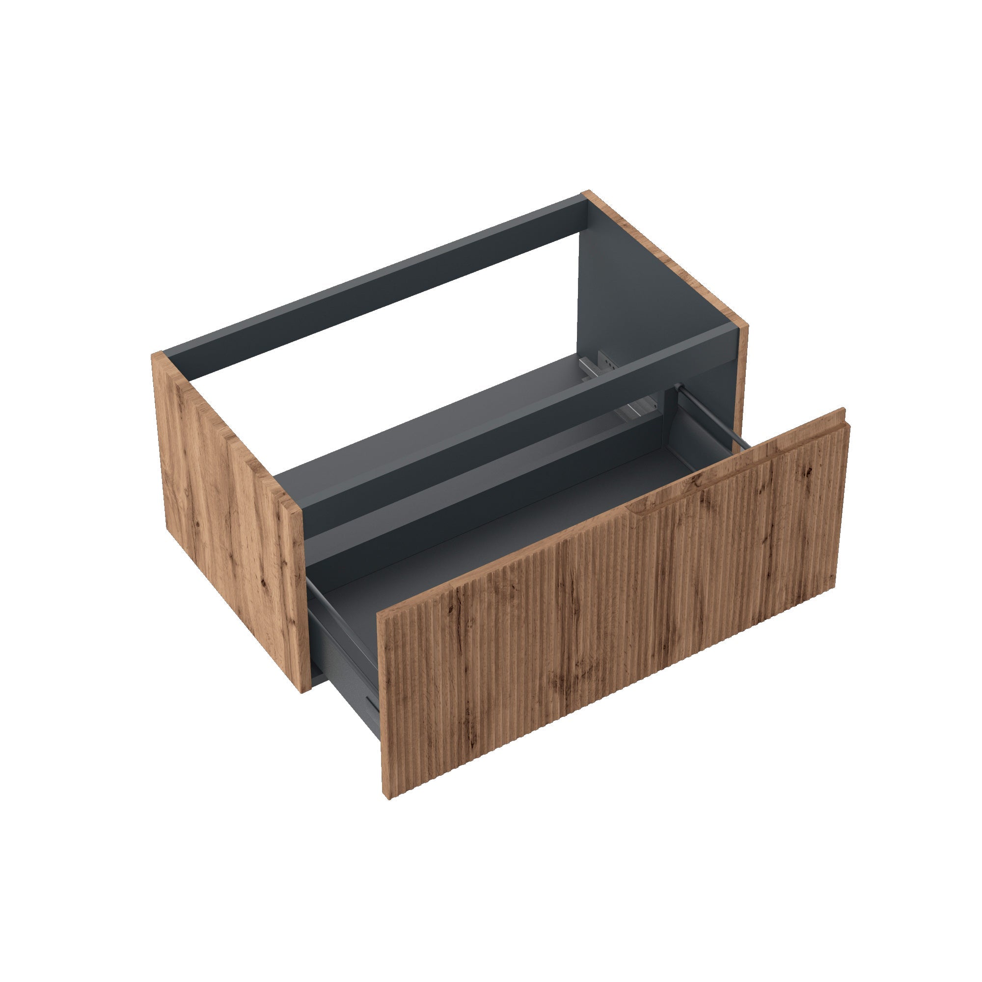 Base portalavabo 1 cestone ZIP quercia - 2