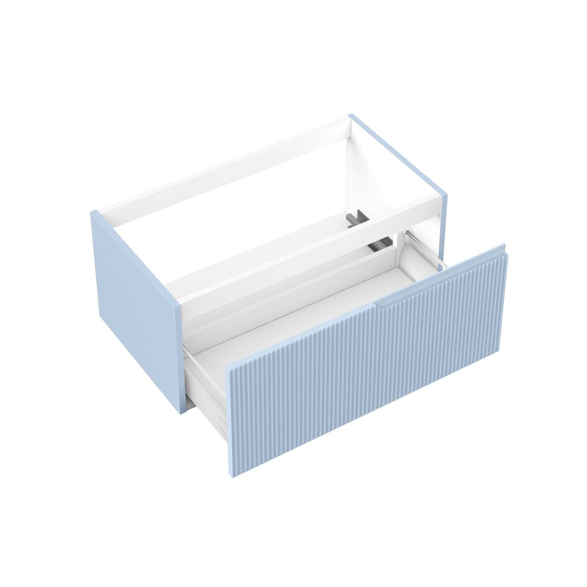 Base portalavabo 1 cestone ZIP azzurro tiffany - 2