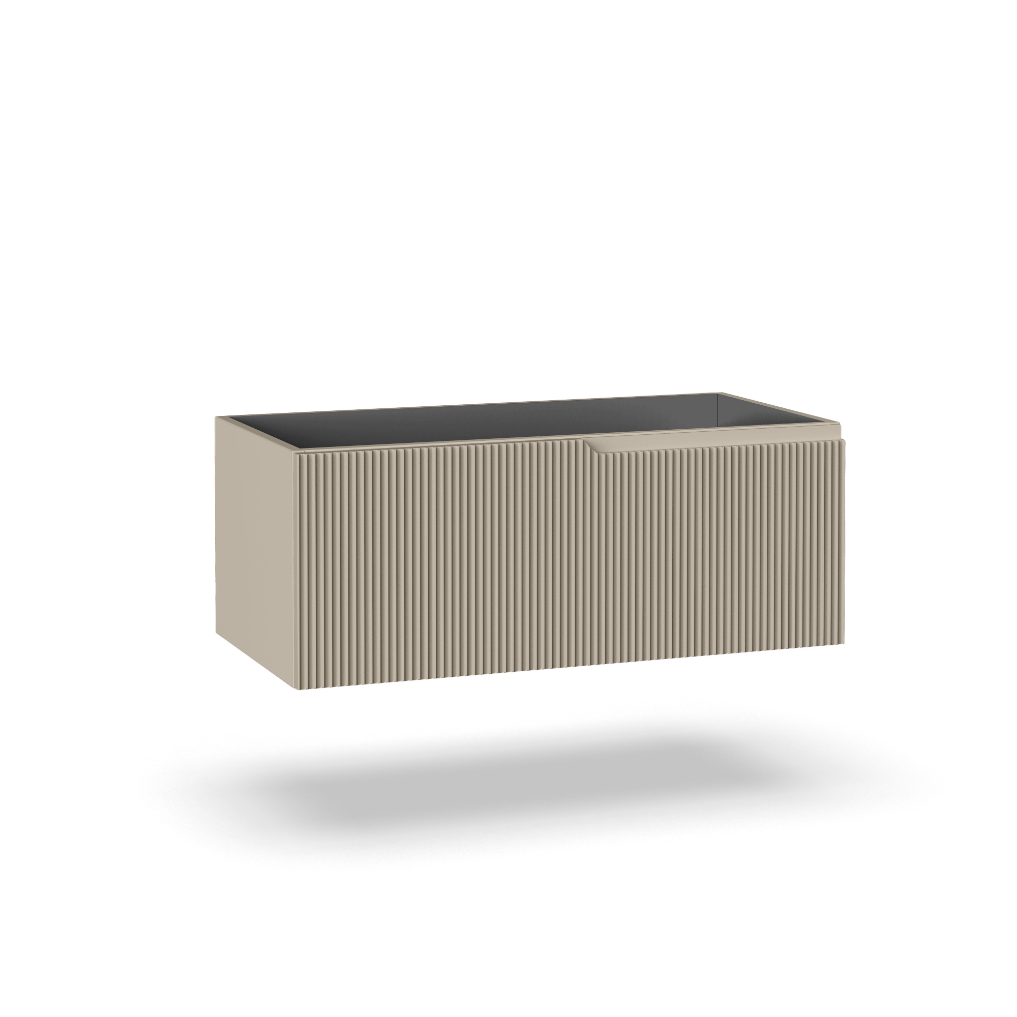 Base portalavabo 1 cestone ZIP tortora