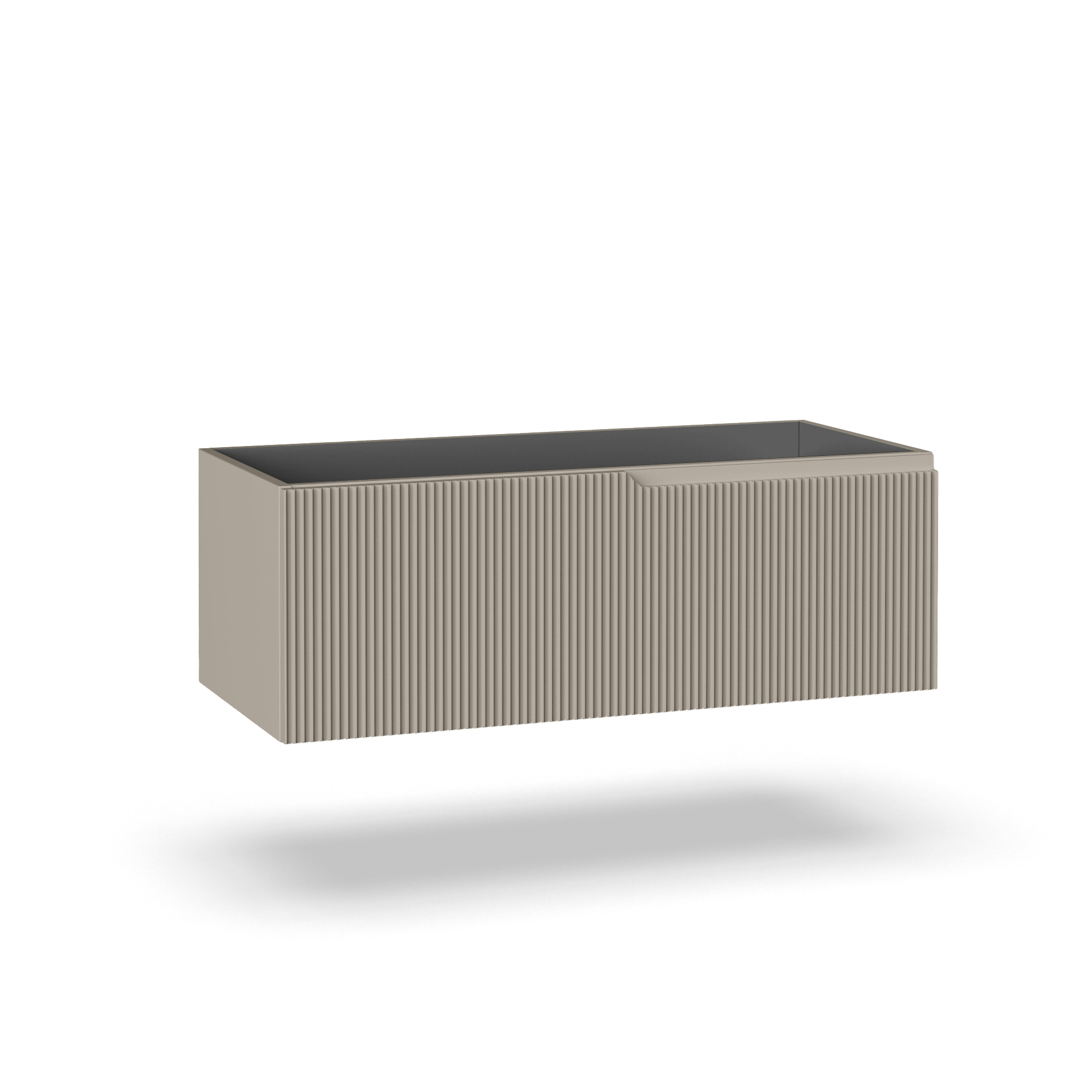 Base portalavabo 1 cestone ZIP tortora