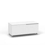 ZIP chest of drawers matt white
