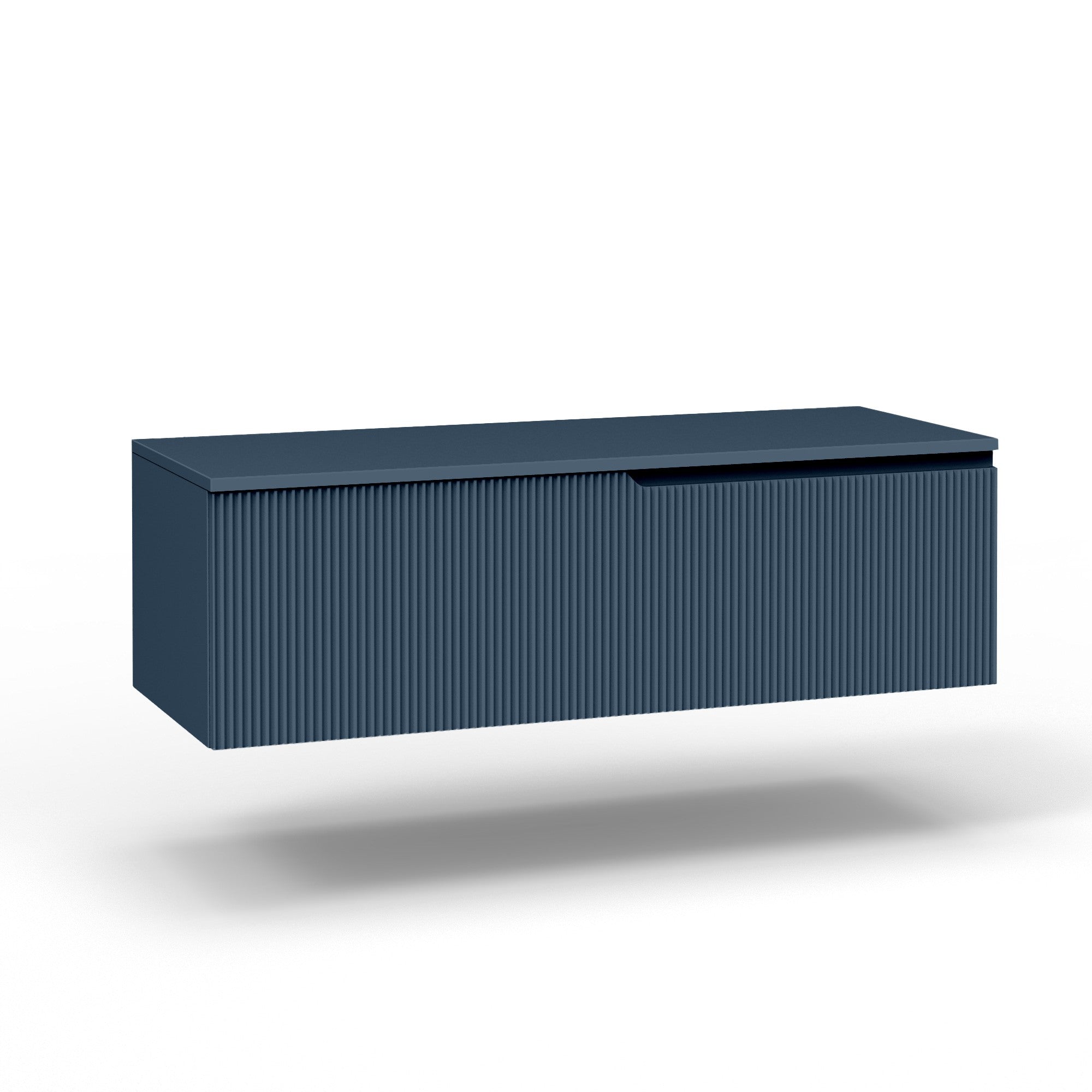 Base con top 1 cestone ZIP blu