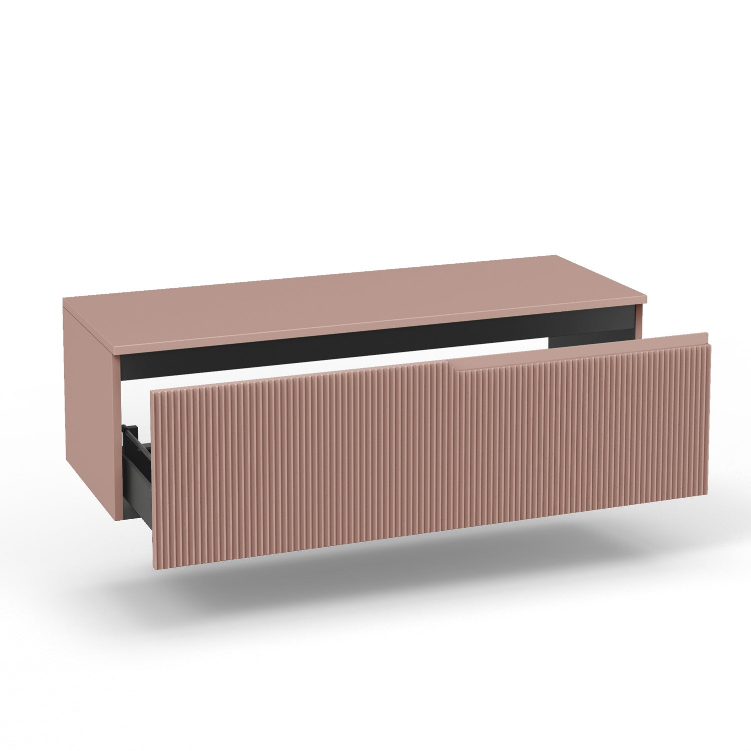 Base con top 1 cestone ZIP rosa cipria - 2