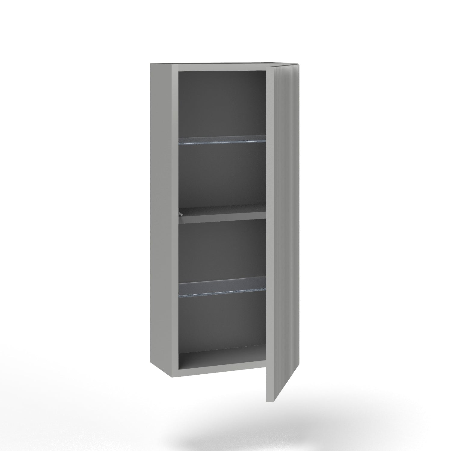 Pensile alto ZIP grigio opaco - 2