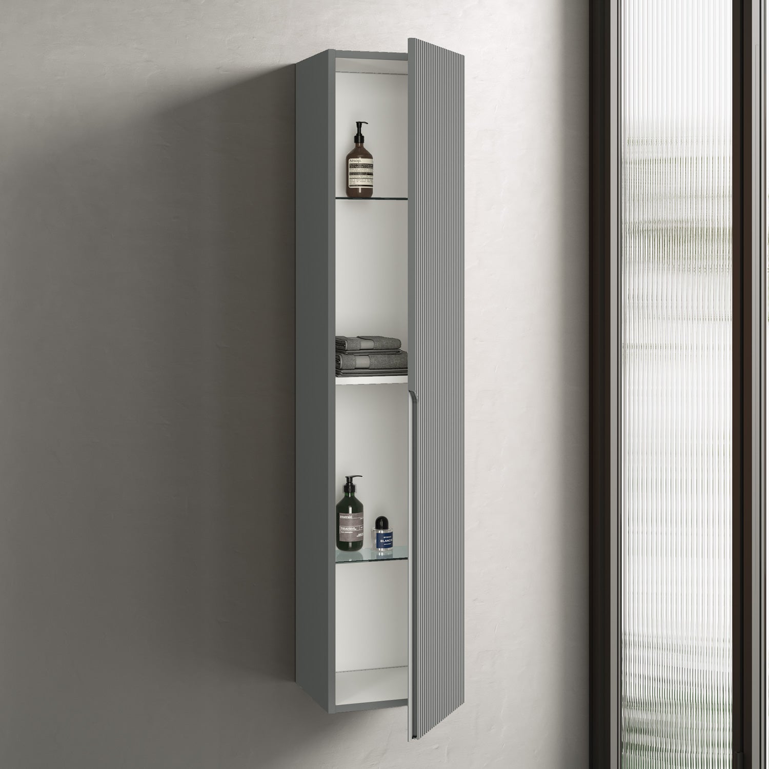 Colonna ZIP grigio opaco - 2