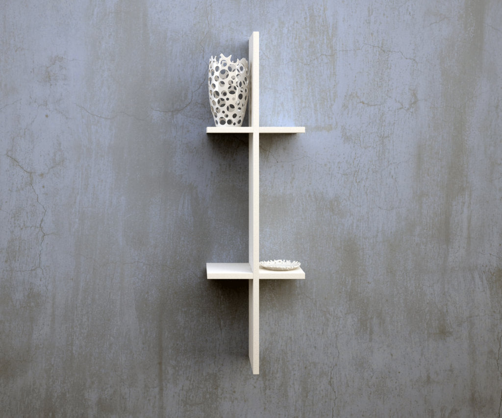 Mensola/Libreria EASY 2 bianco - 2