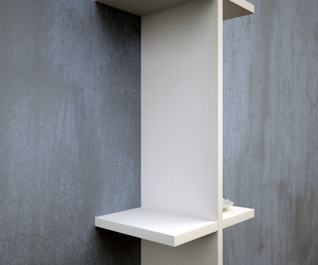 Mensola/Libreria EASY 2 bianco - 3