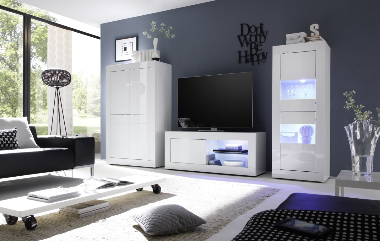 Porta TV BASIC bianco - 3