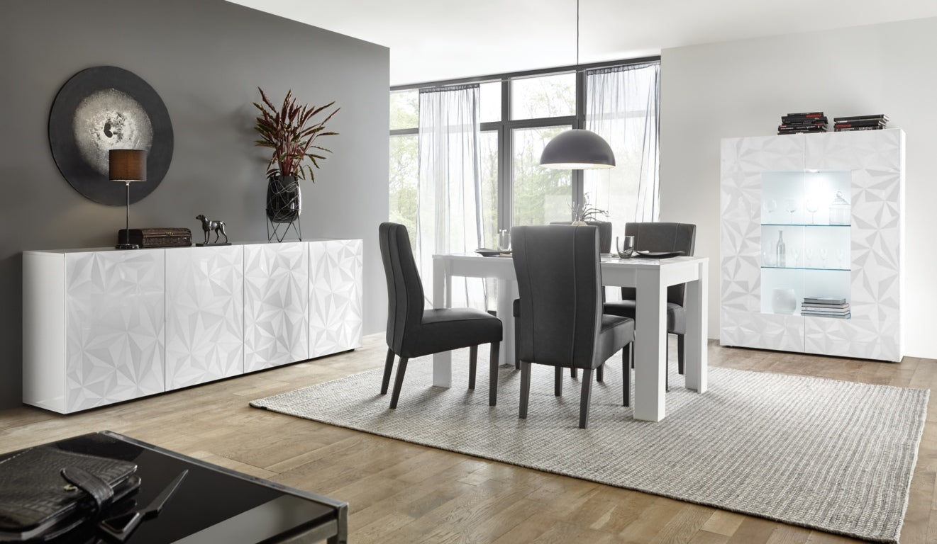 Credenza/Vetrina PRAGA bianco - 4