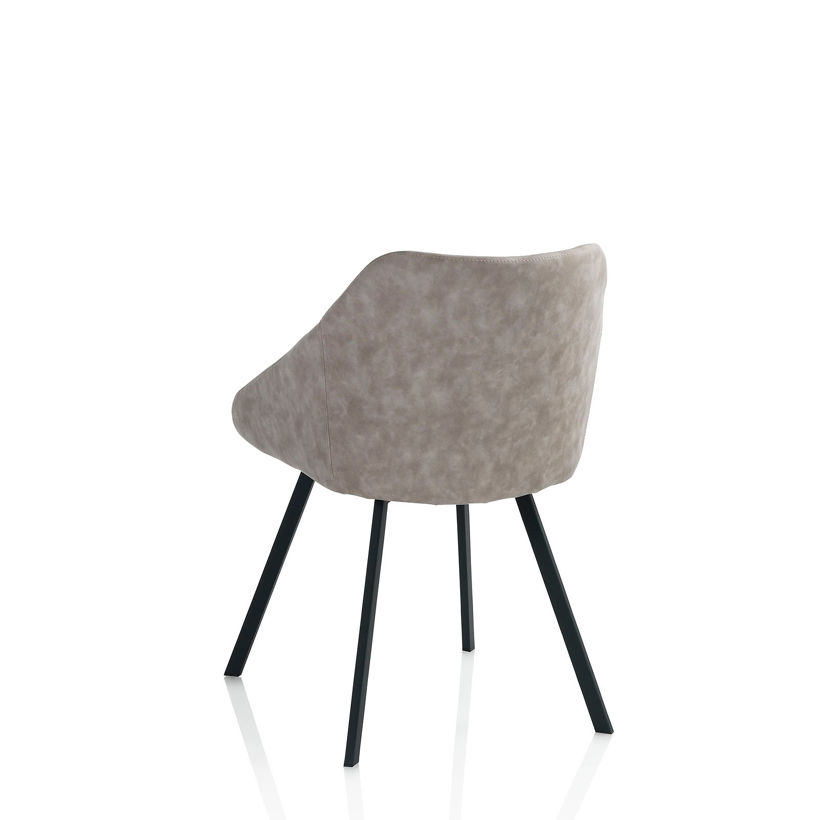 Set 2 Sedie MONZA tortora melange - 2