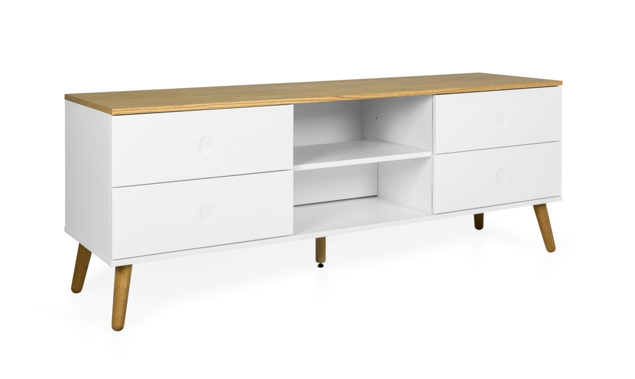 Porta TV CASPER bianco