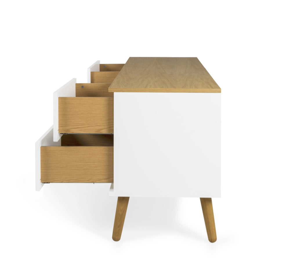 Porta TV CASPER bianco - 3