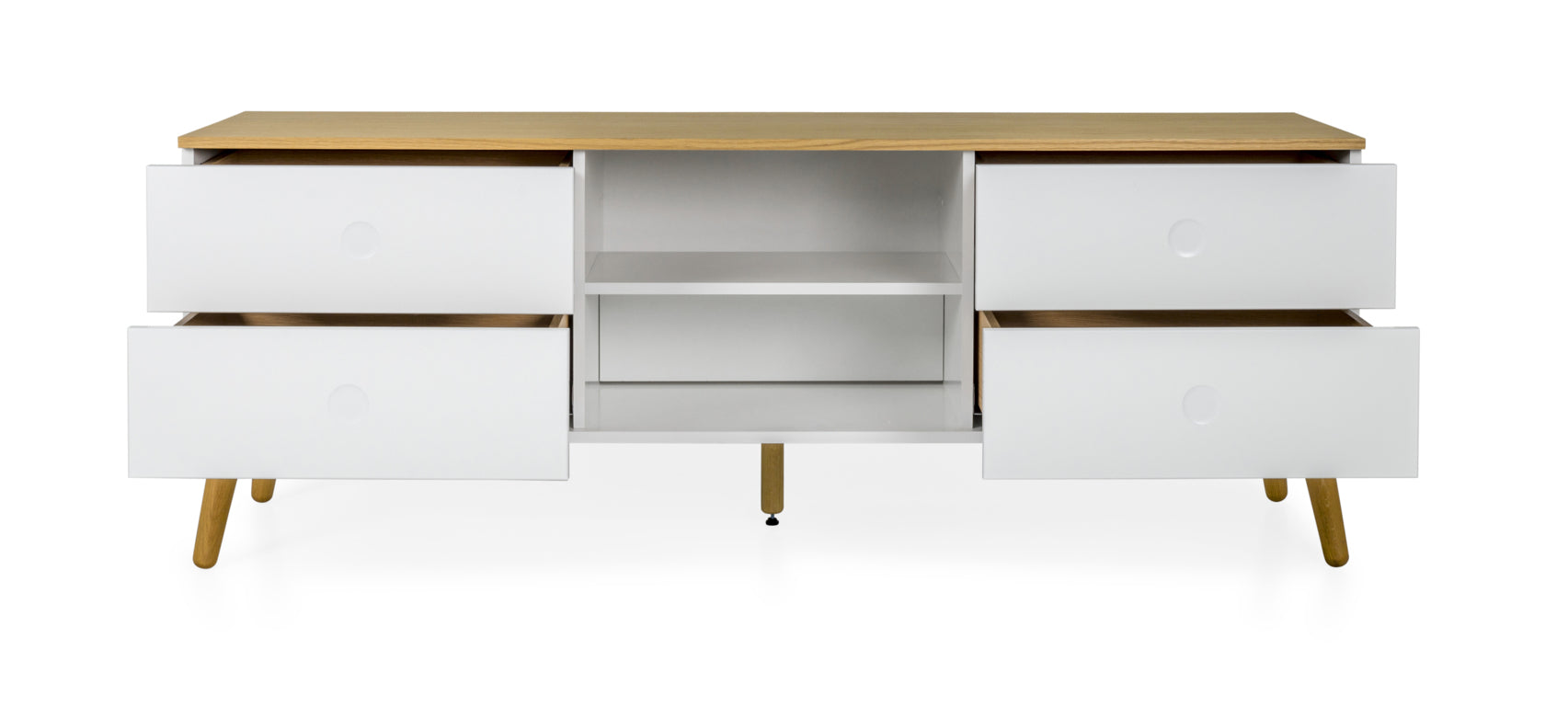 Porta TV CASPER bianco - 5