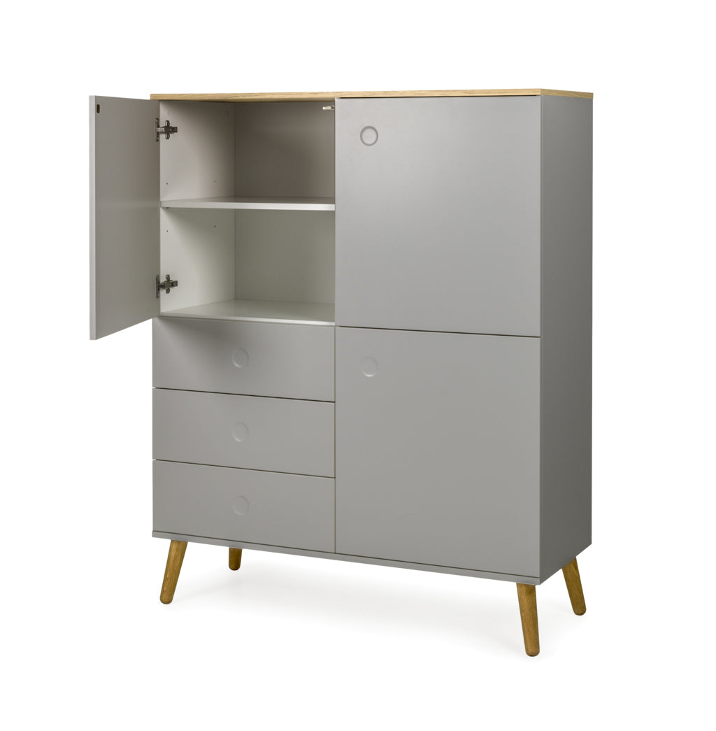 Credenza CASPER grigio - 4