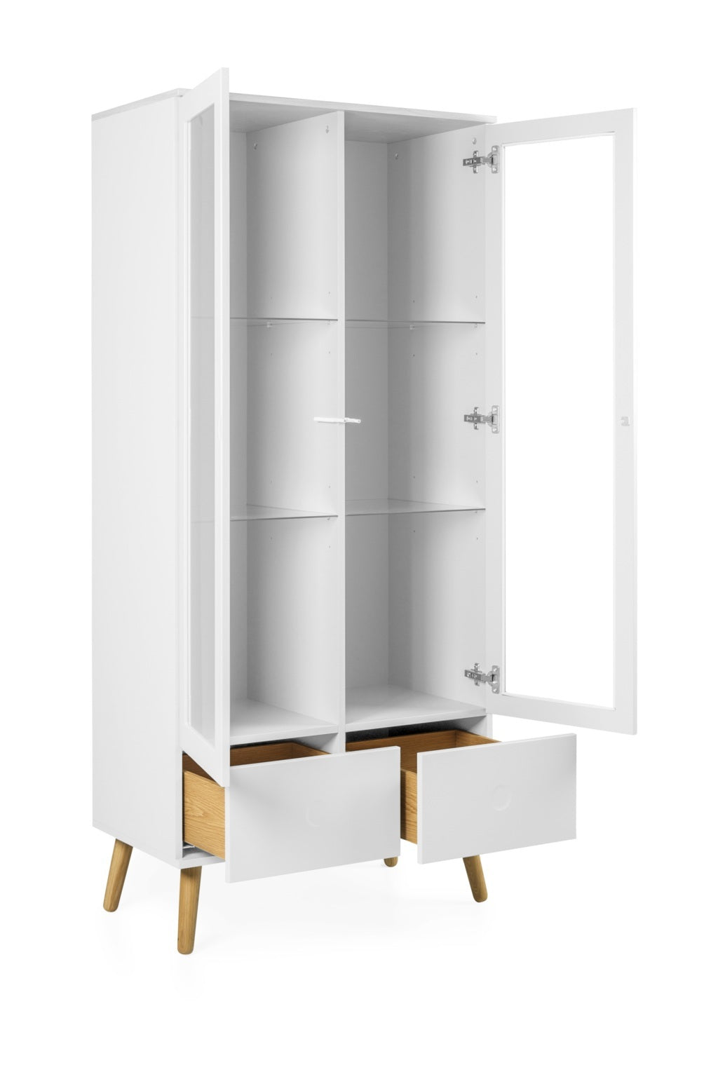 Credenza/Vetrina CASPER bianco - 3