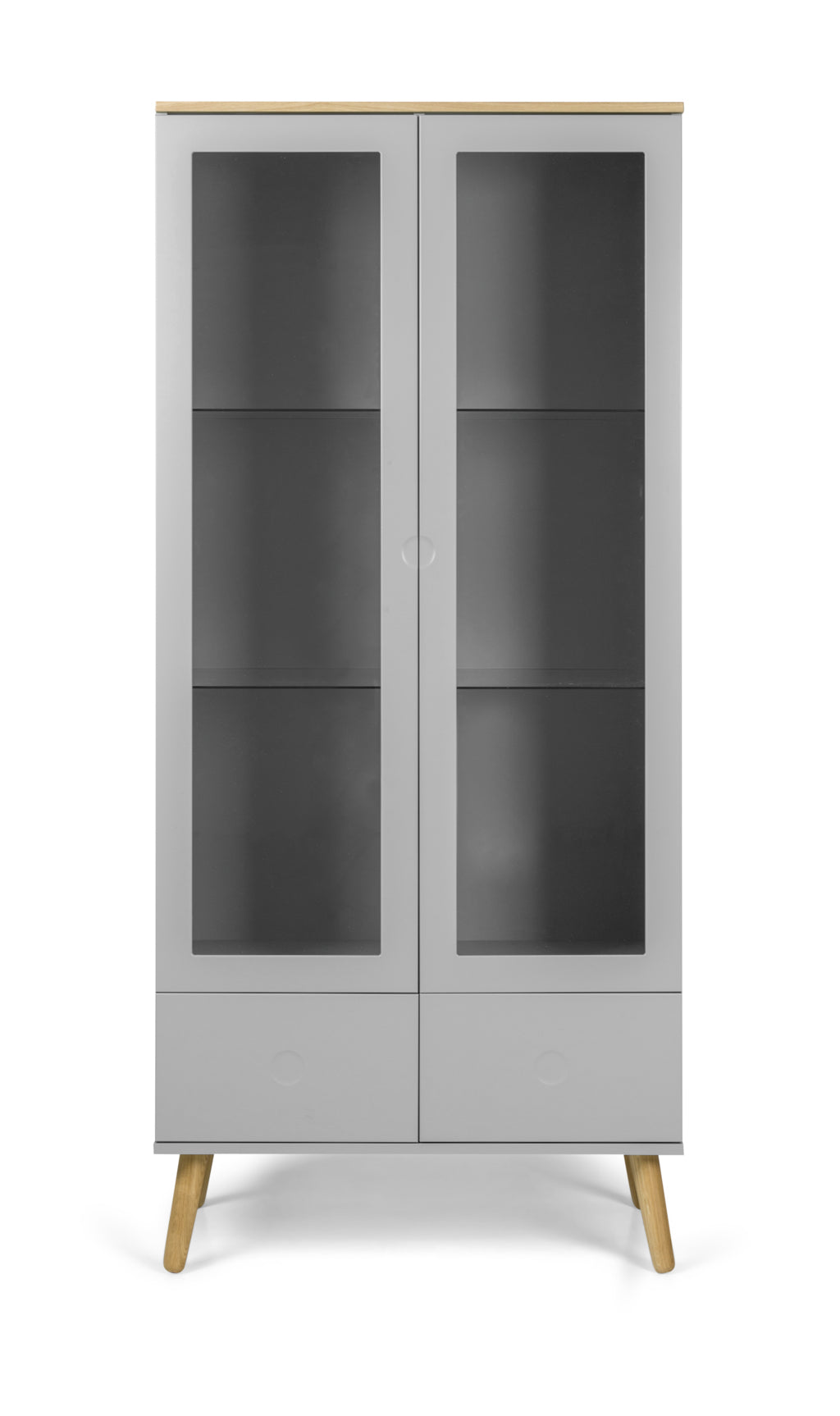 Credenza/Vetrina CASPER grigio - 2
