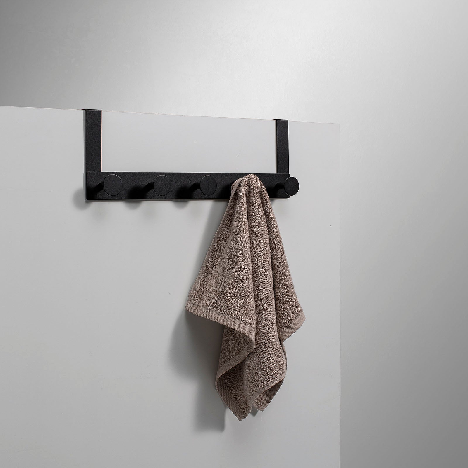 Appendiabiti per porta QUICK nero - 2