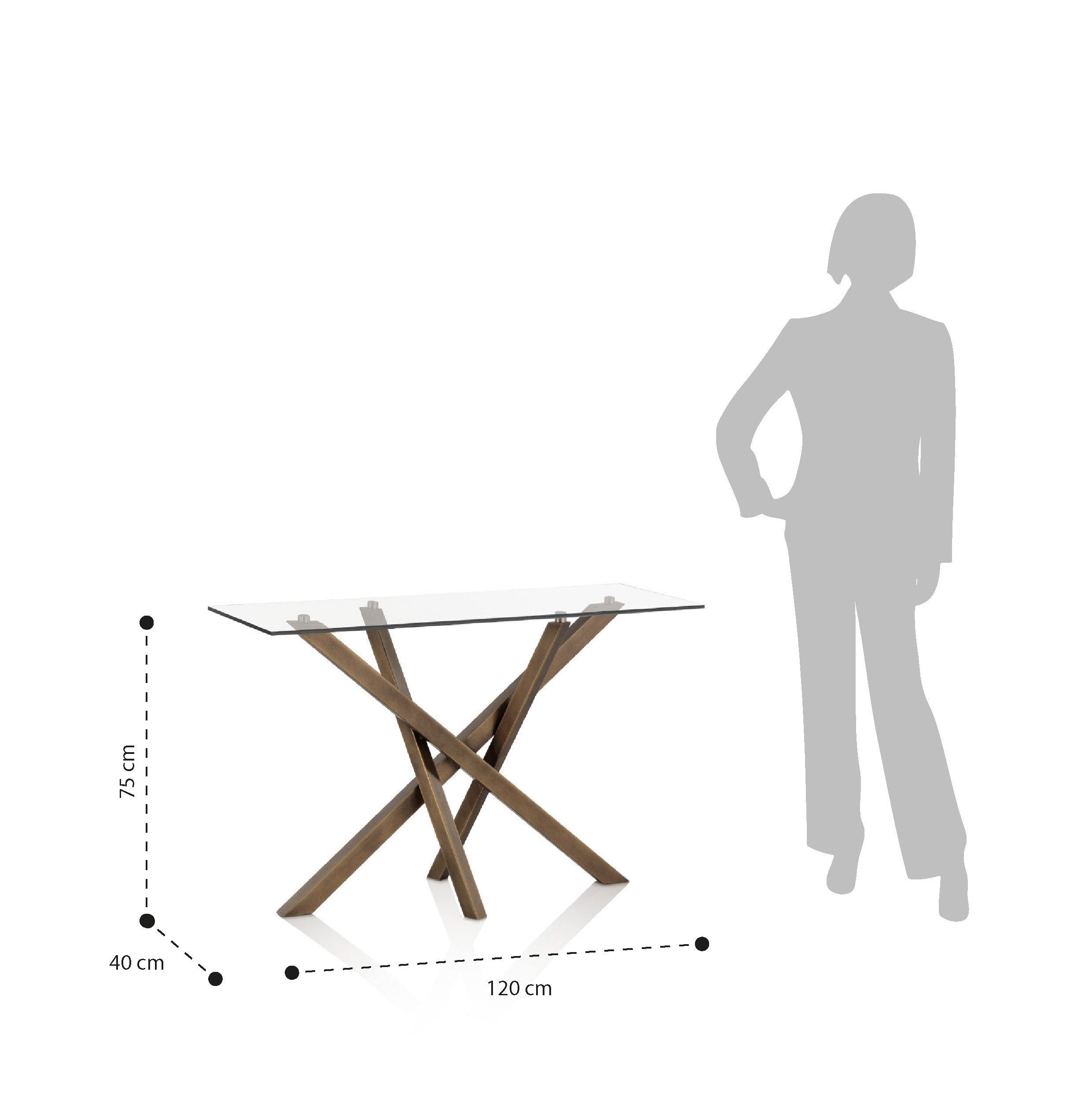 Consolle HARBIN oro - 3