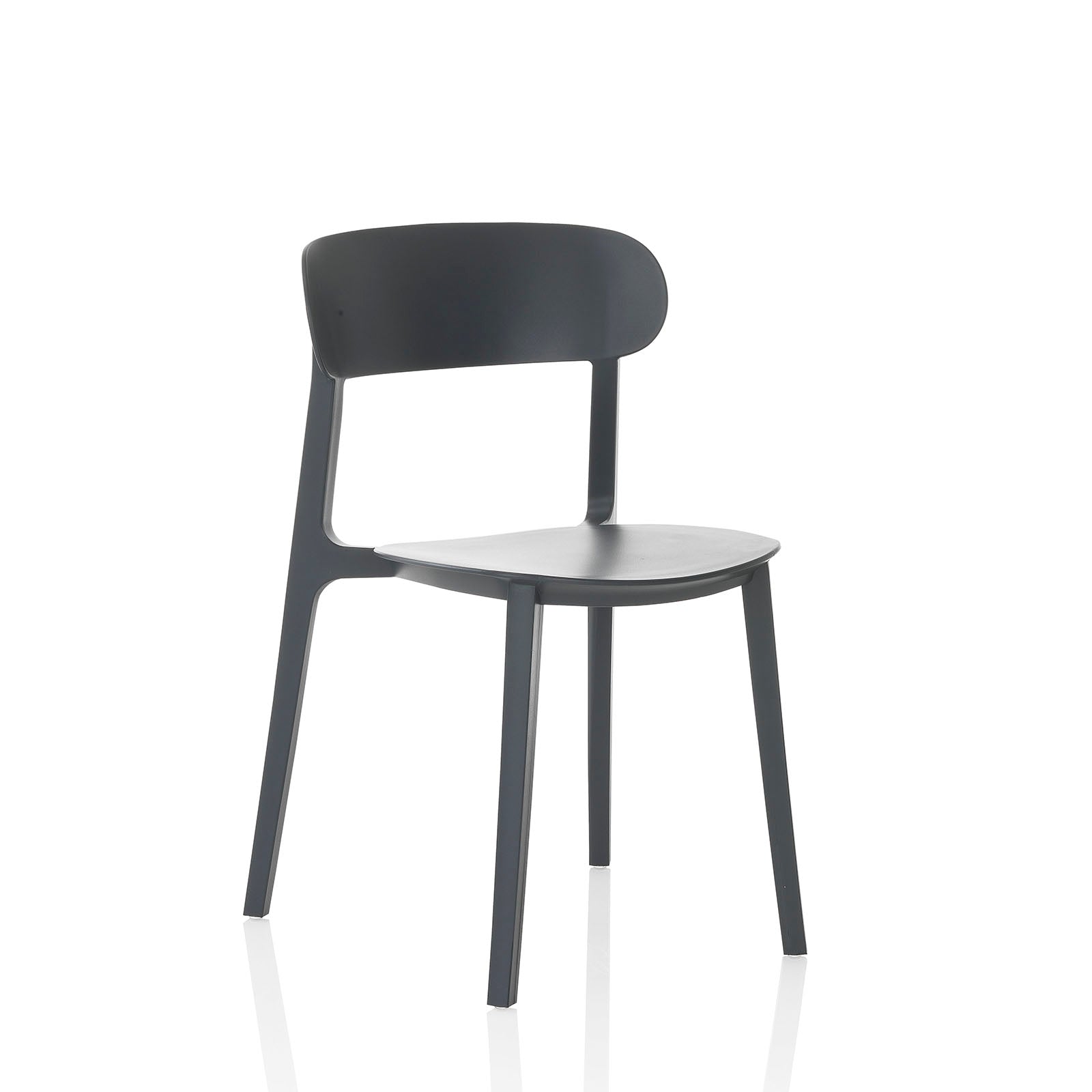 Set 4 Sedie interno/esterno LUNA antracite