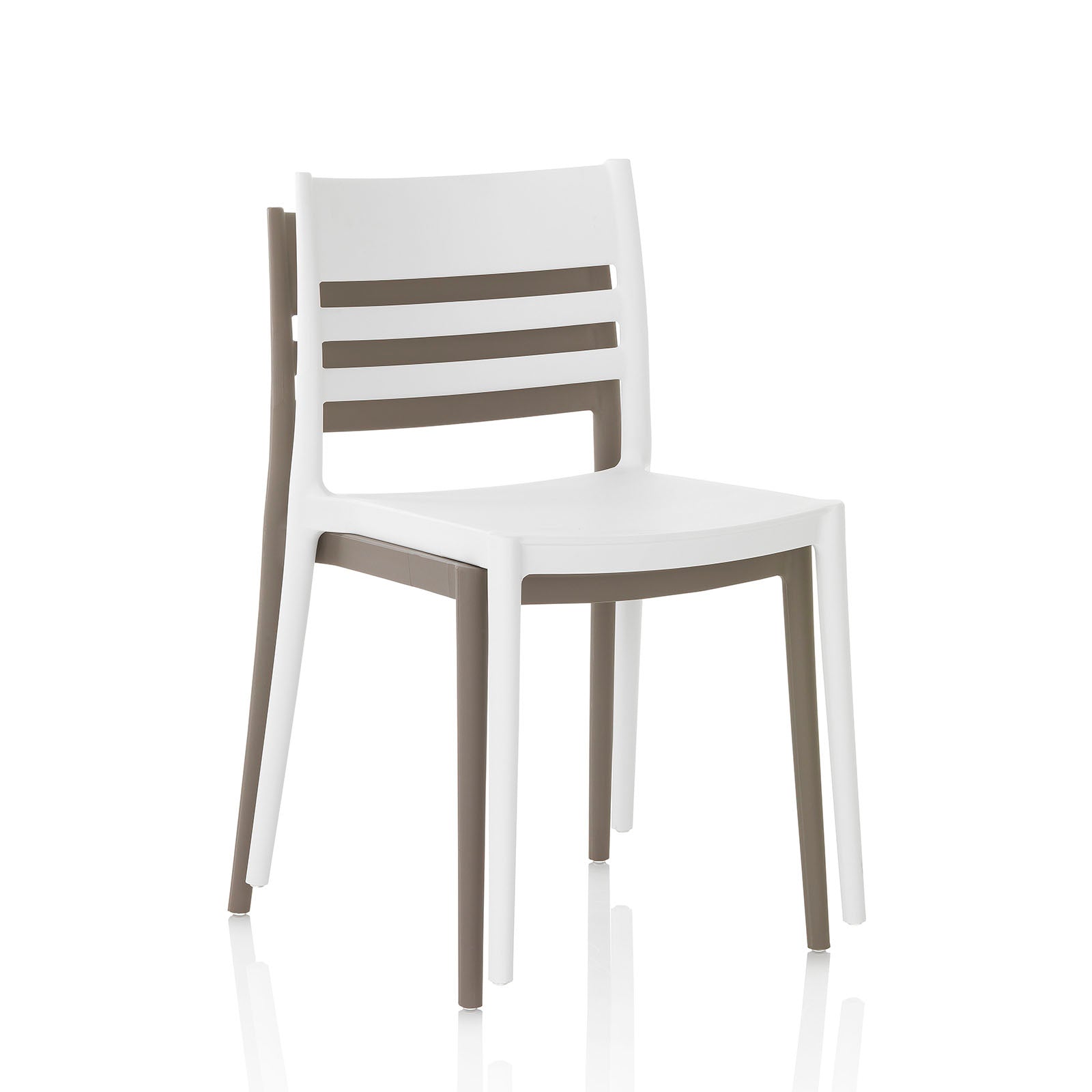 Set 4 Sedie interno/esterno CLYDE bianco - 3