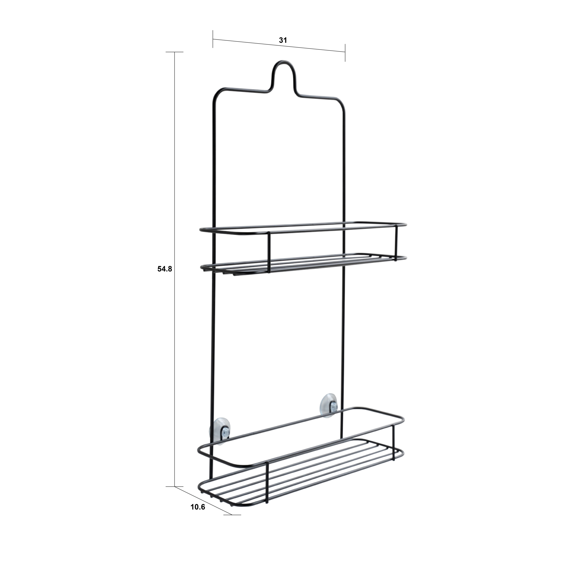 Mensola da parete con ventose AIR - 3