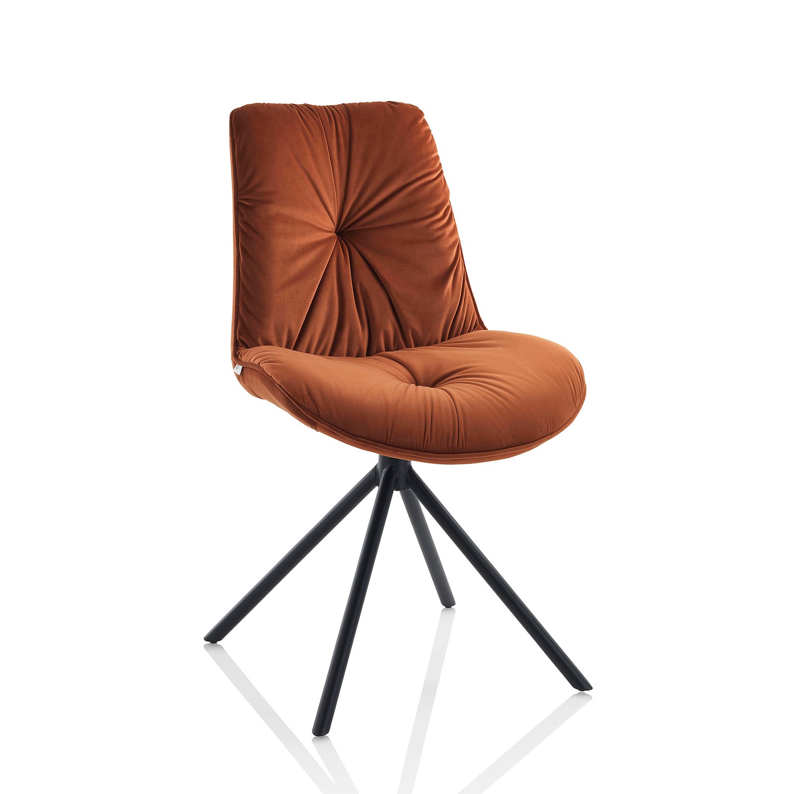 Set 2 sedie GAELLE rosso terra di Siena