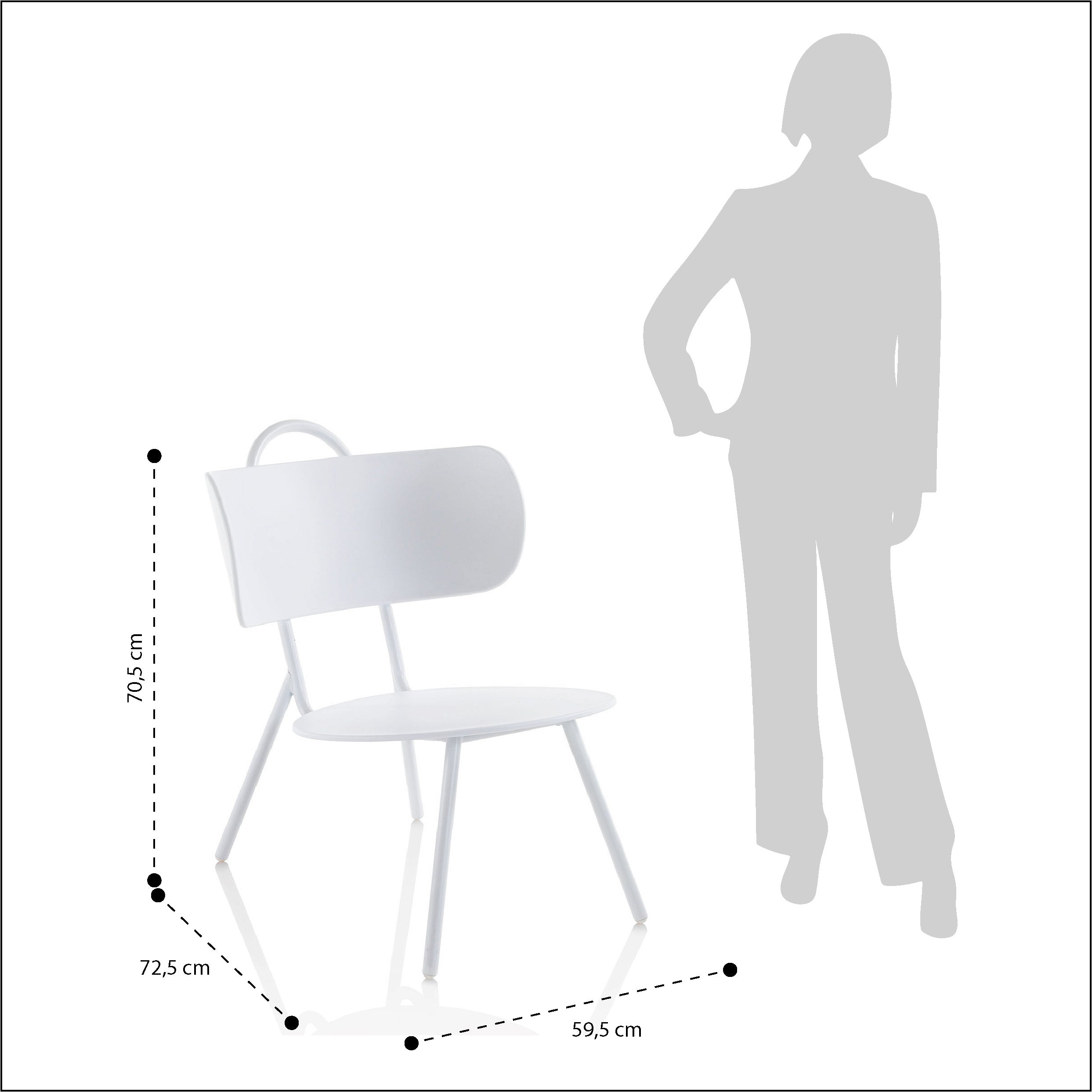 Poltroncina FLERS bianco - 5