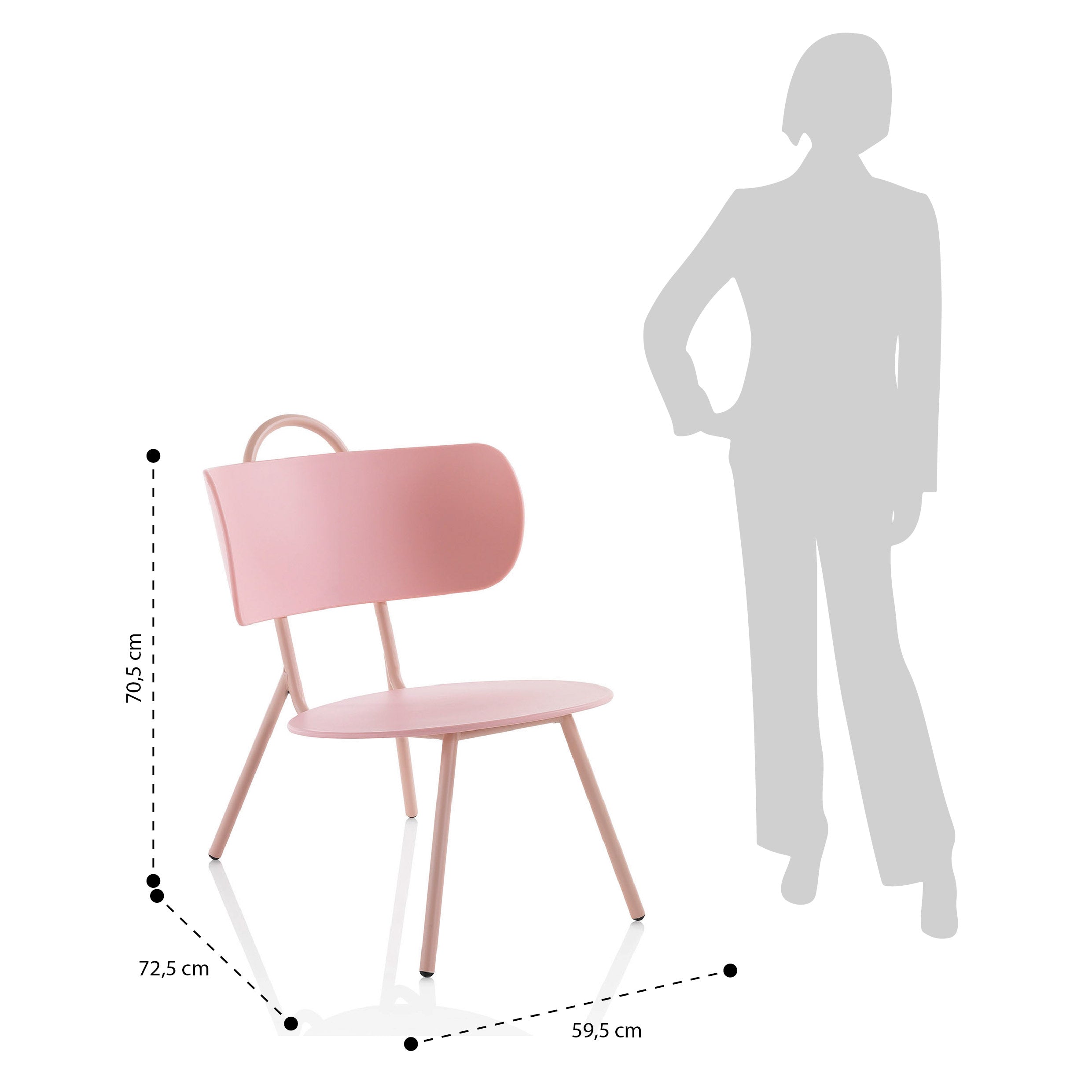 Poltroncina FLERS rosa - 5