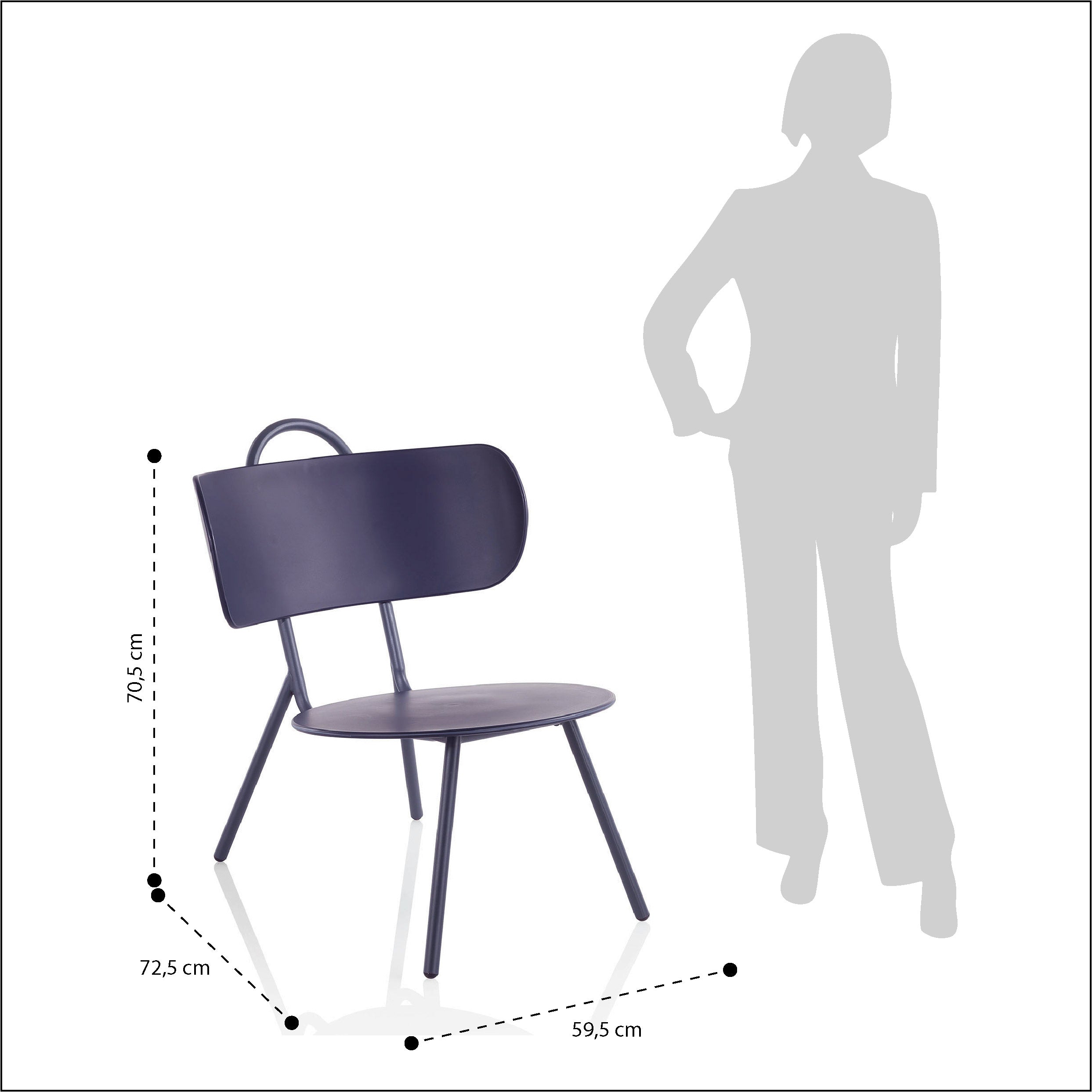 Poltroncina FLERS blu - 4