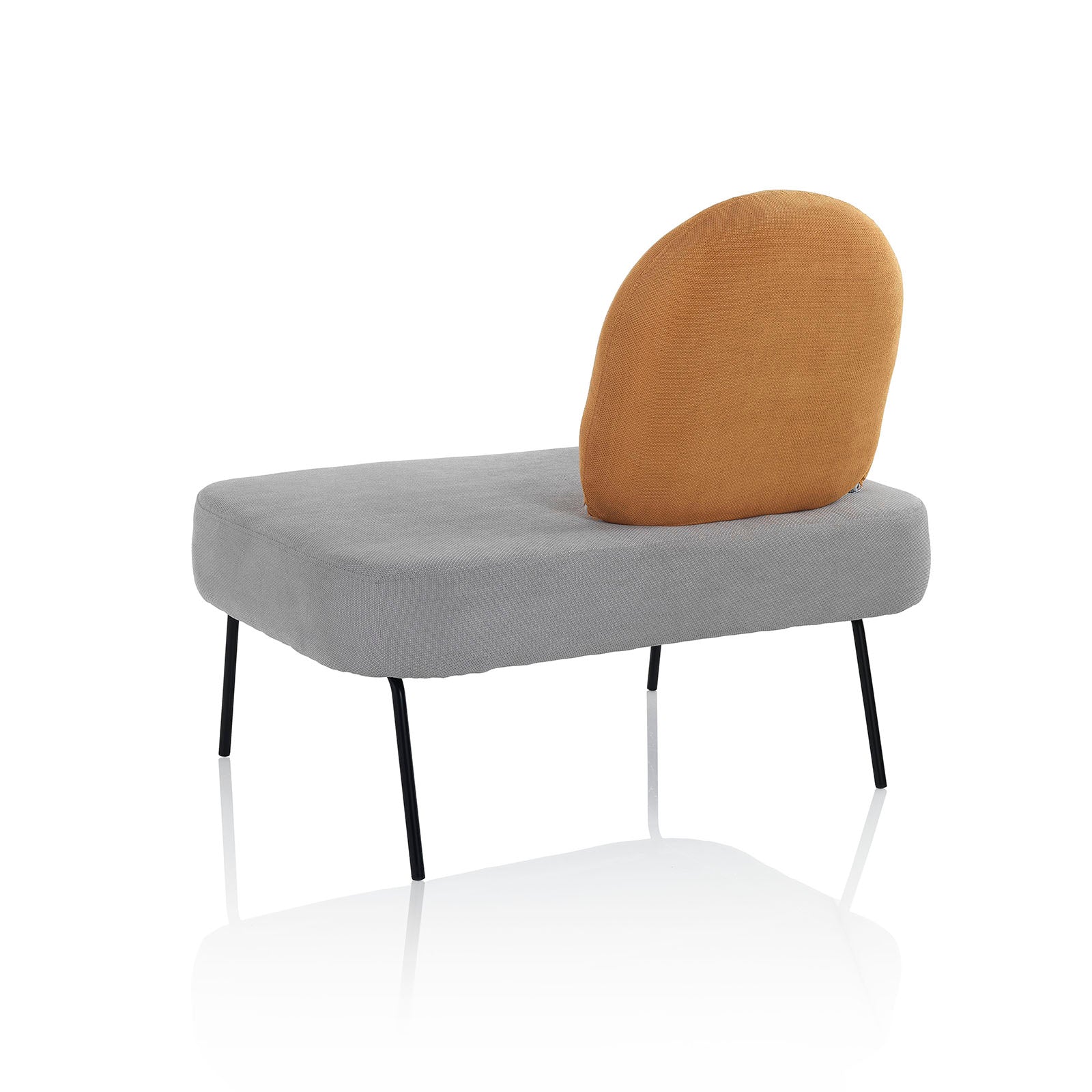 Panca CHESSY grigio/giallo - 2