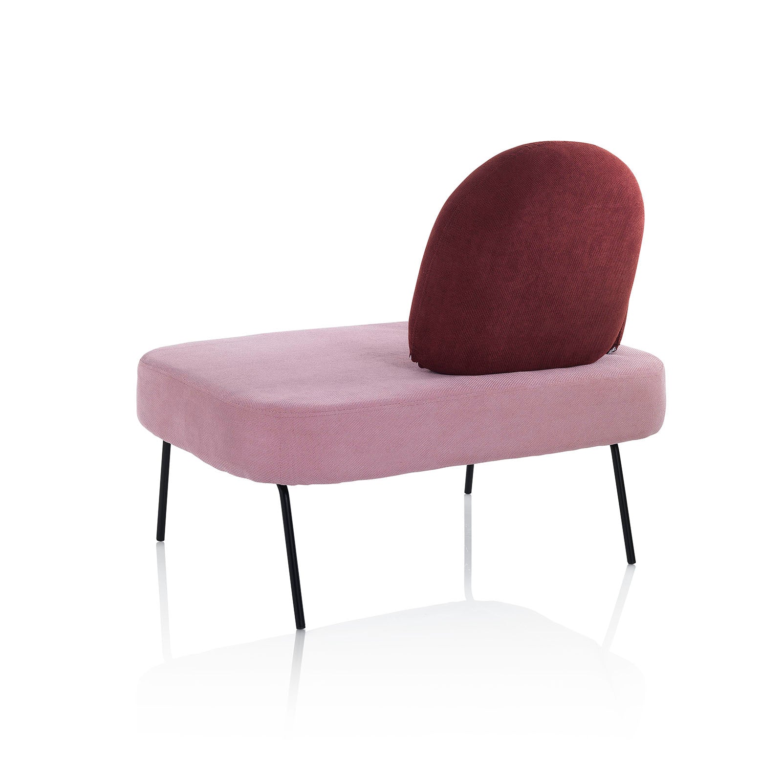 Panca CHESSY rosa/bordeaux - 2