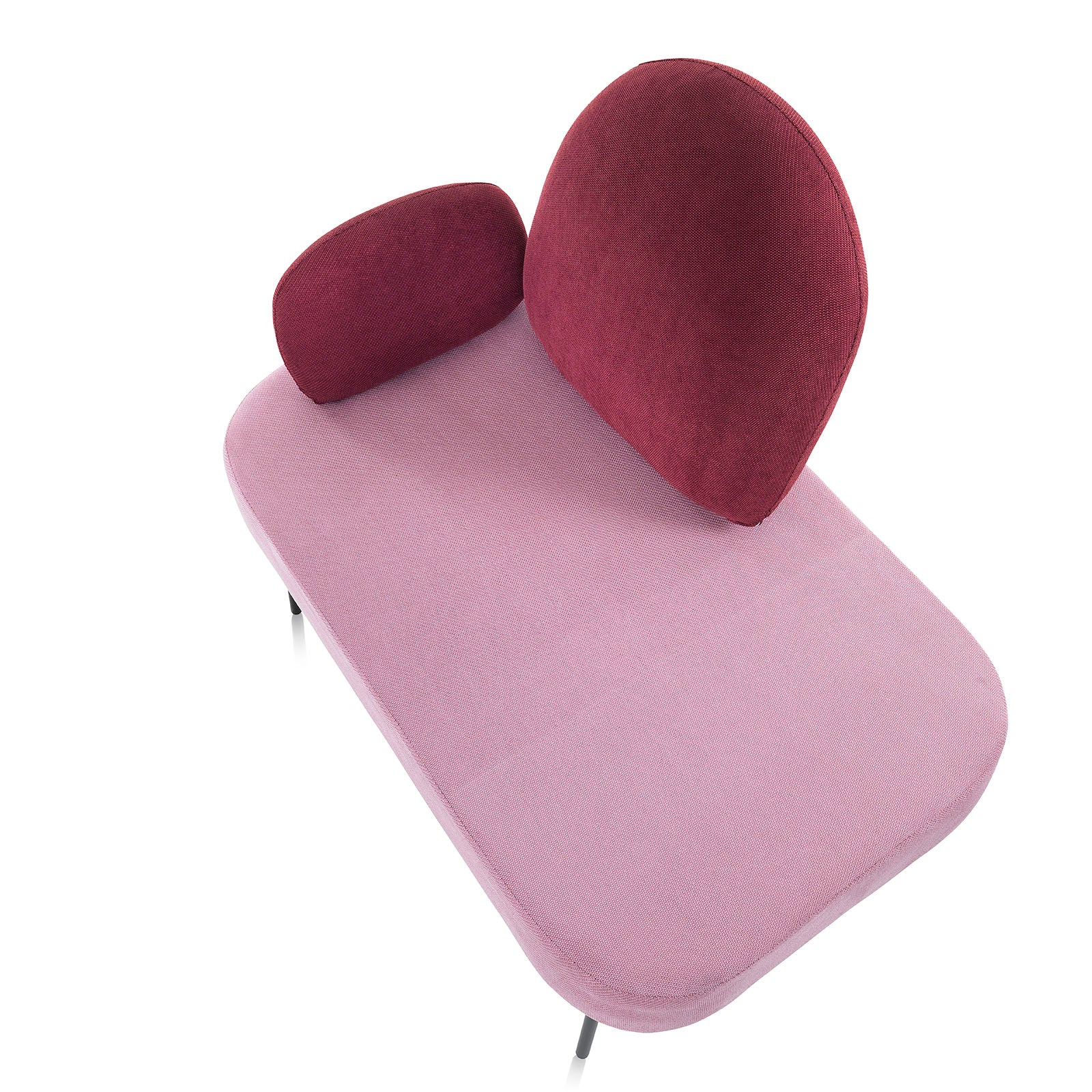 Panca CHESSY rosa/bordeaux - 3