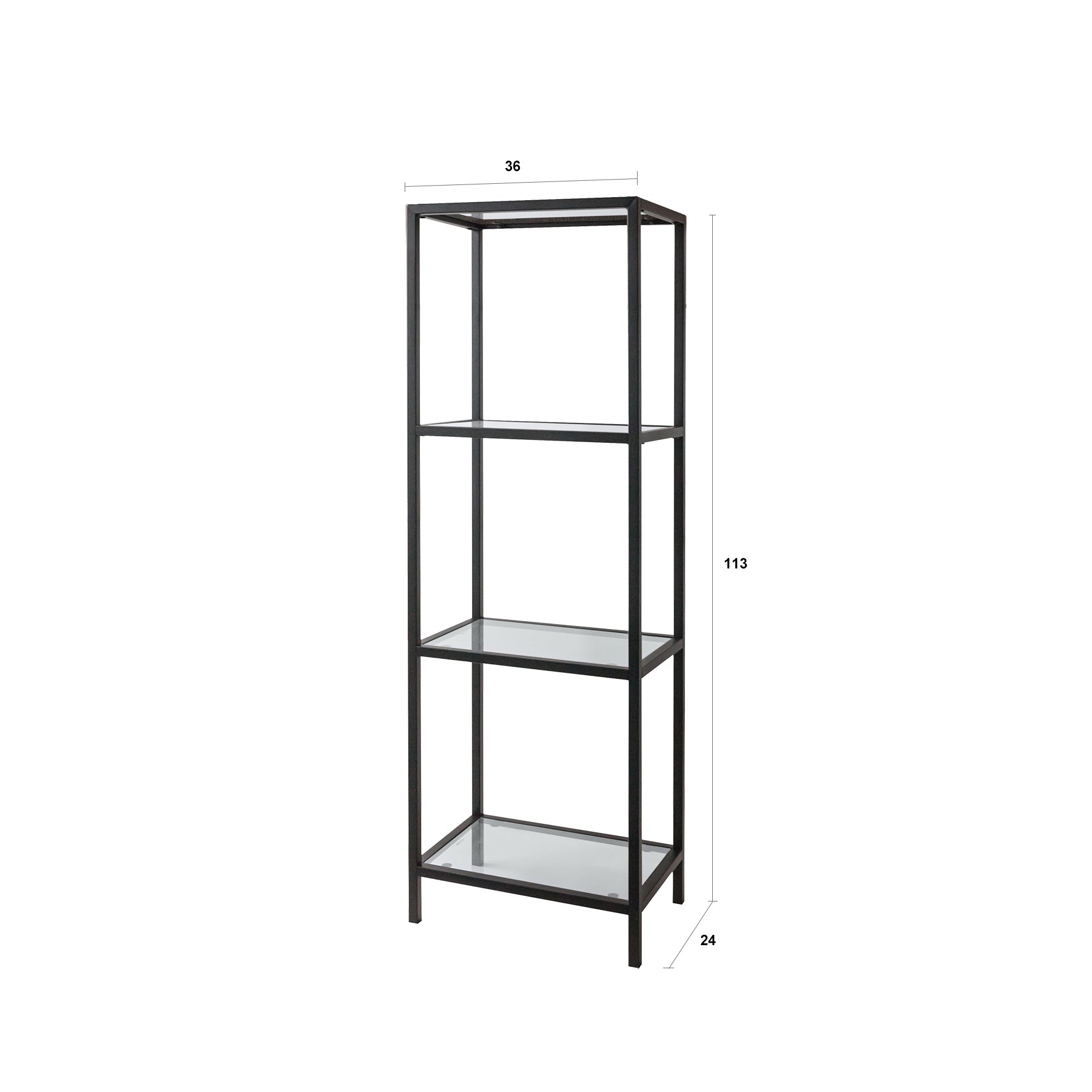 Scaffale SIRK nero - 4