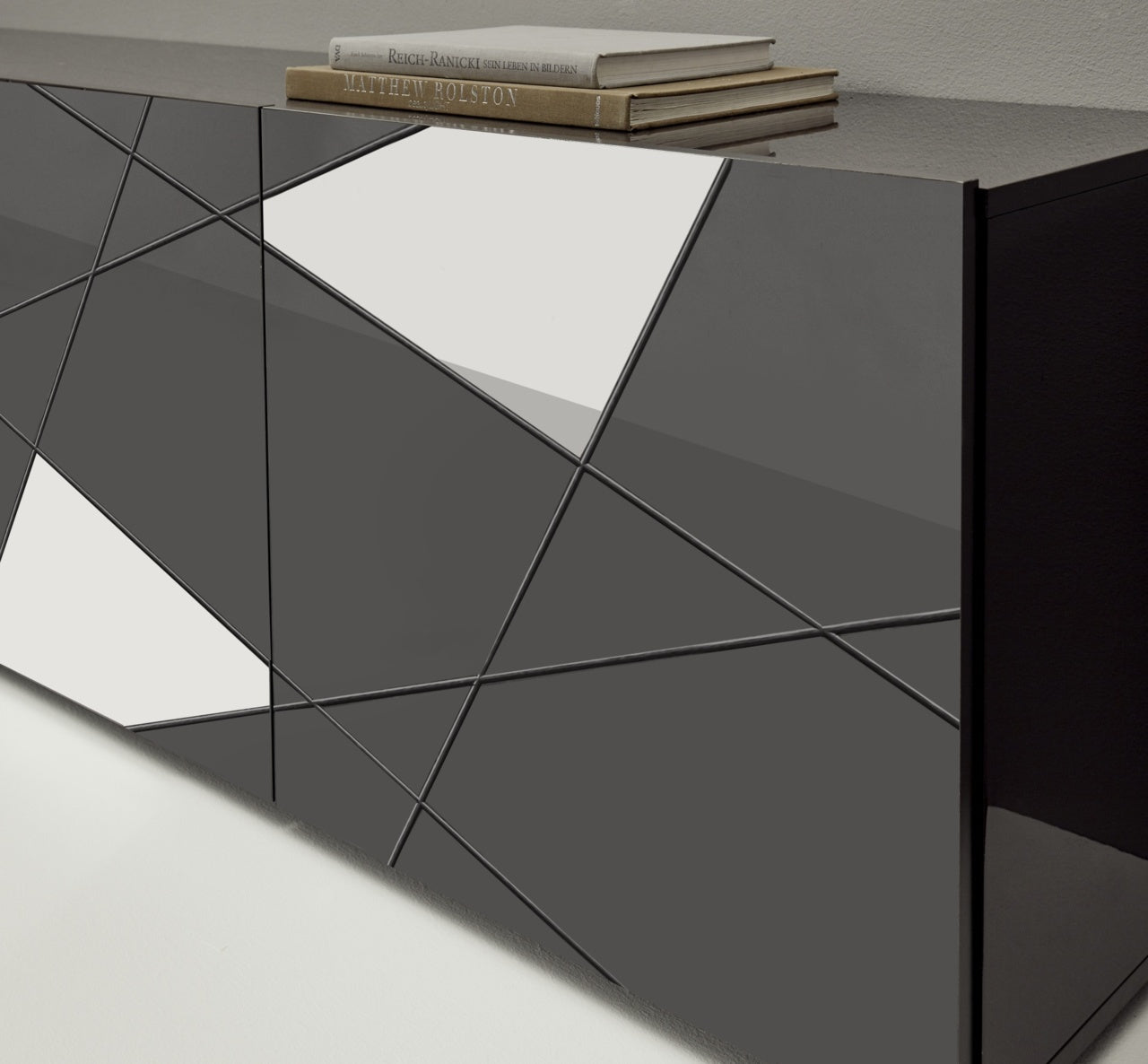 Porta TV GRIMILDE grigio - 3