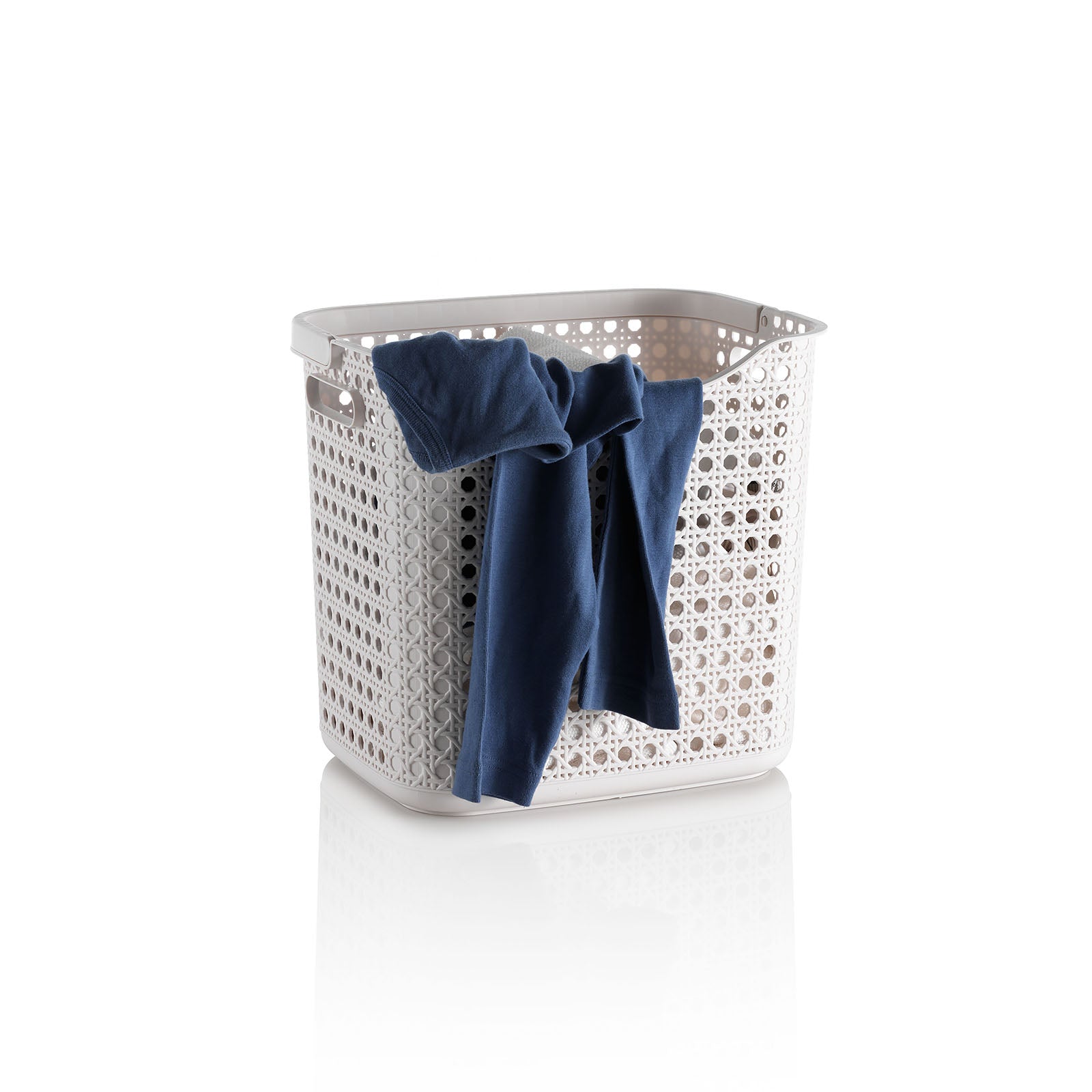 Cesto portabiancheria con manico HUY beige - 2